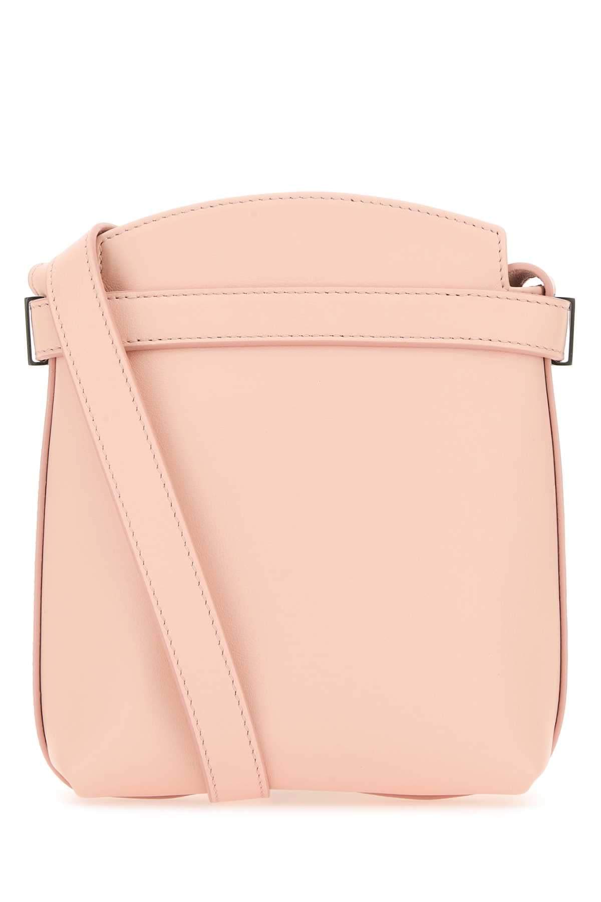Salvatore Ferragamo Women Pastel Pink Leather Gancini Phone Case DestGlow