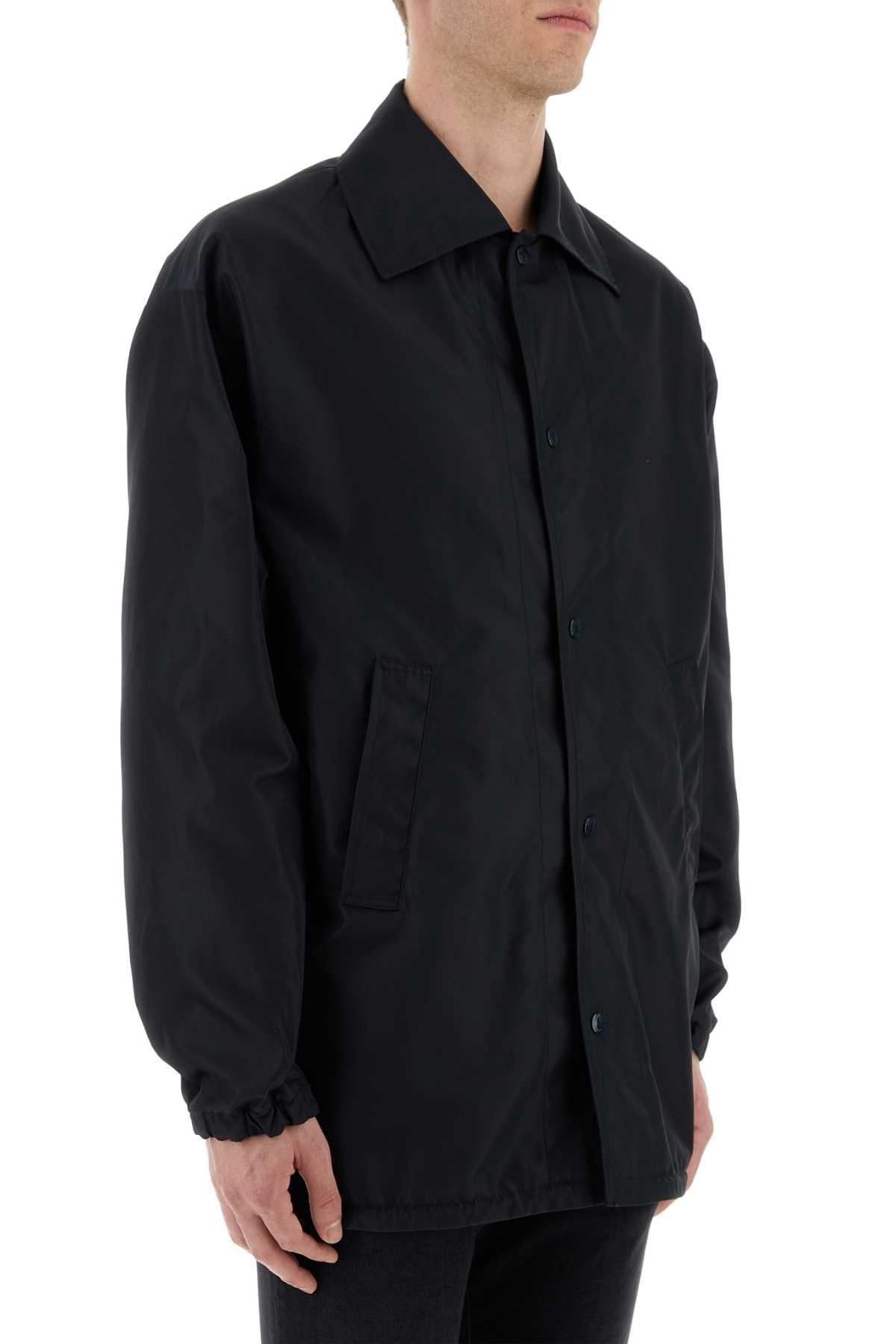 Dolce & Gabbana Men Midnight Blue Nylon Jacket DestGlow