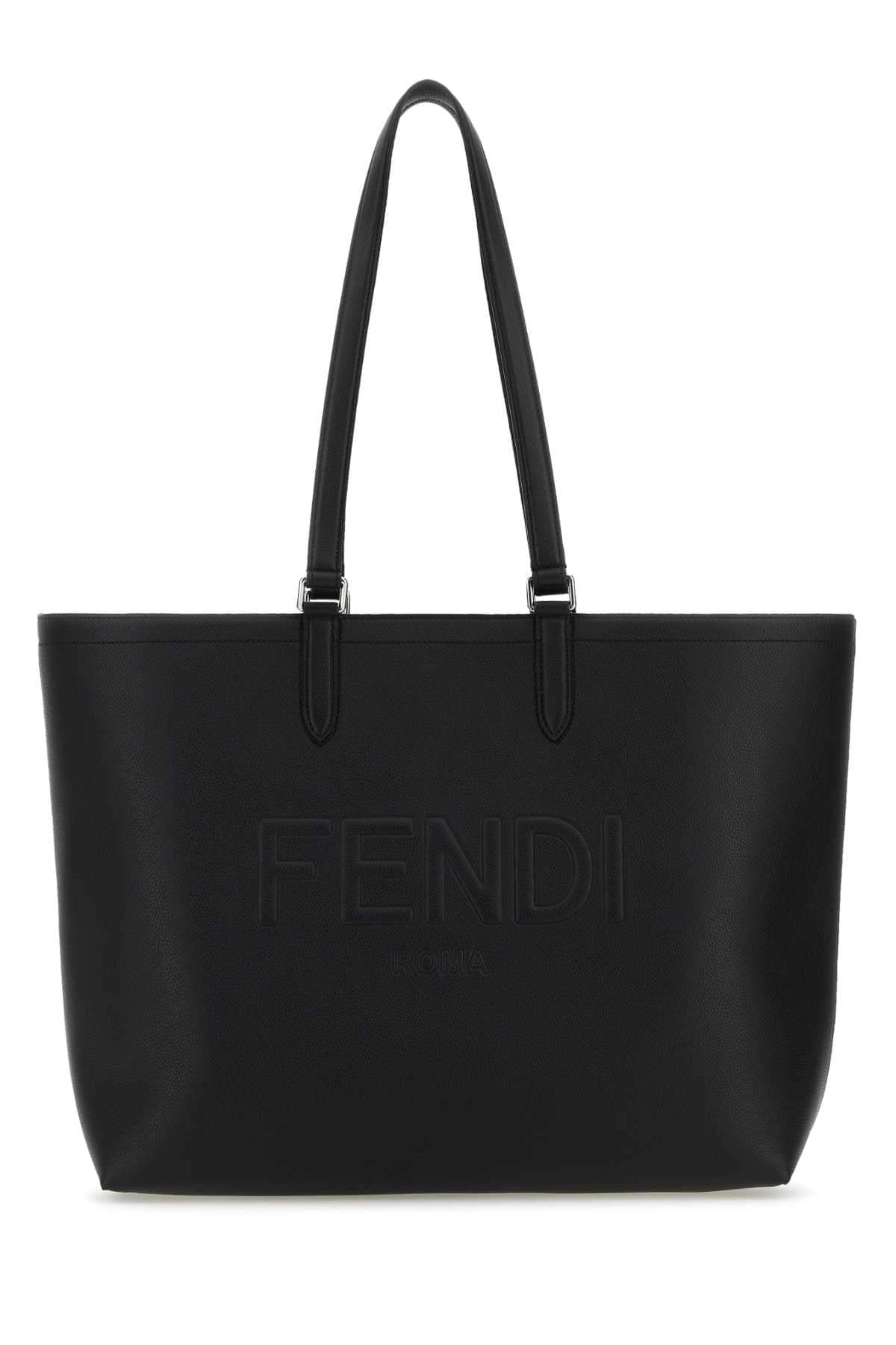 Fendi Men Back Leather Fendi Roma Shopping Bag DestGlow