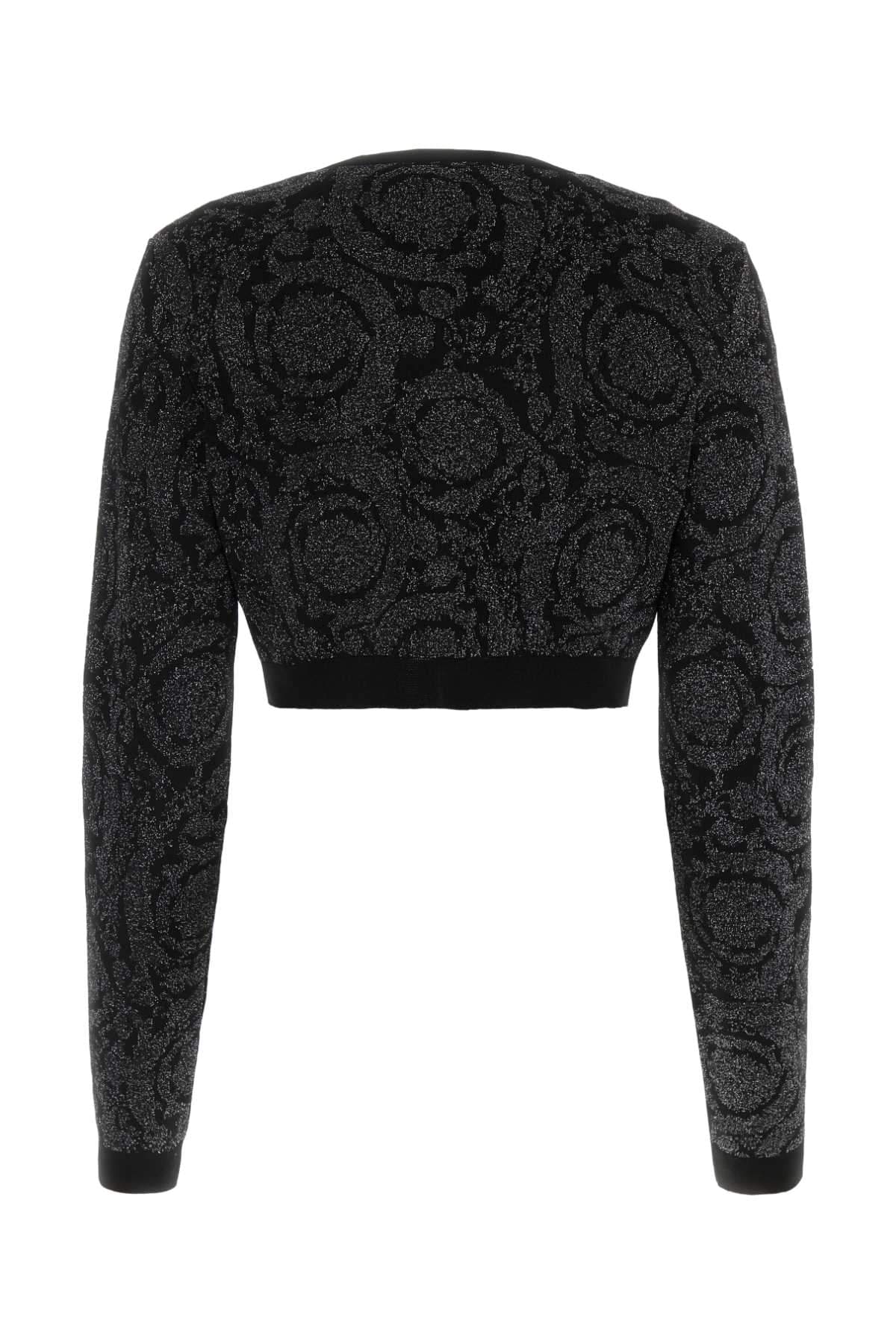 Versace Women Embroidered Stretch Viscose Blend Cardigan DestGlow