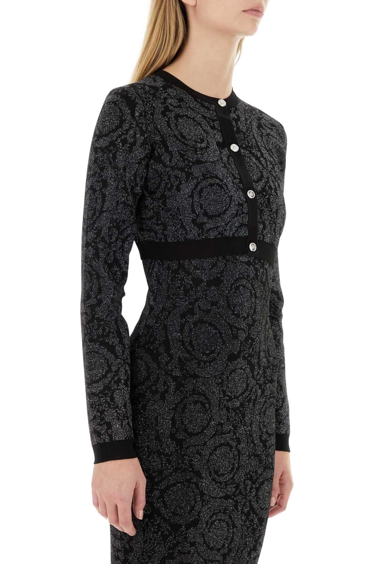 Versace Women Embroidered Stretch Viscose Blend Cardigan DestGlow