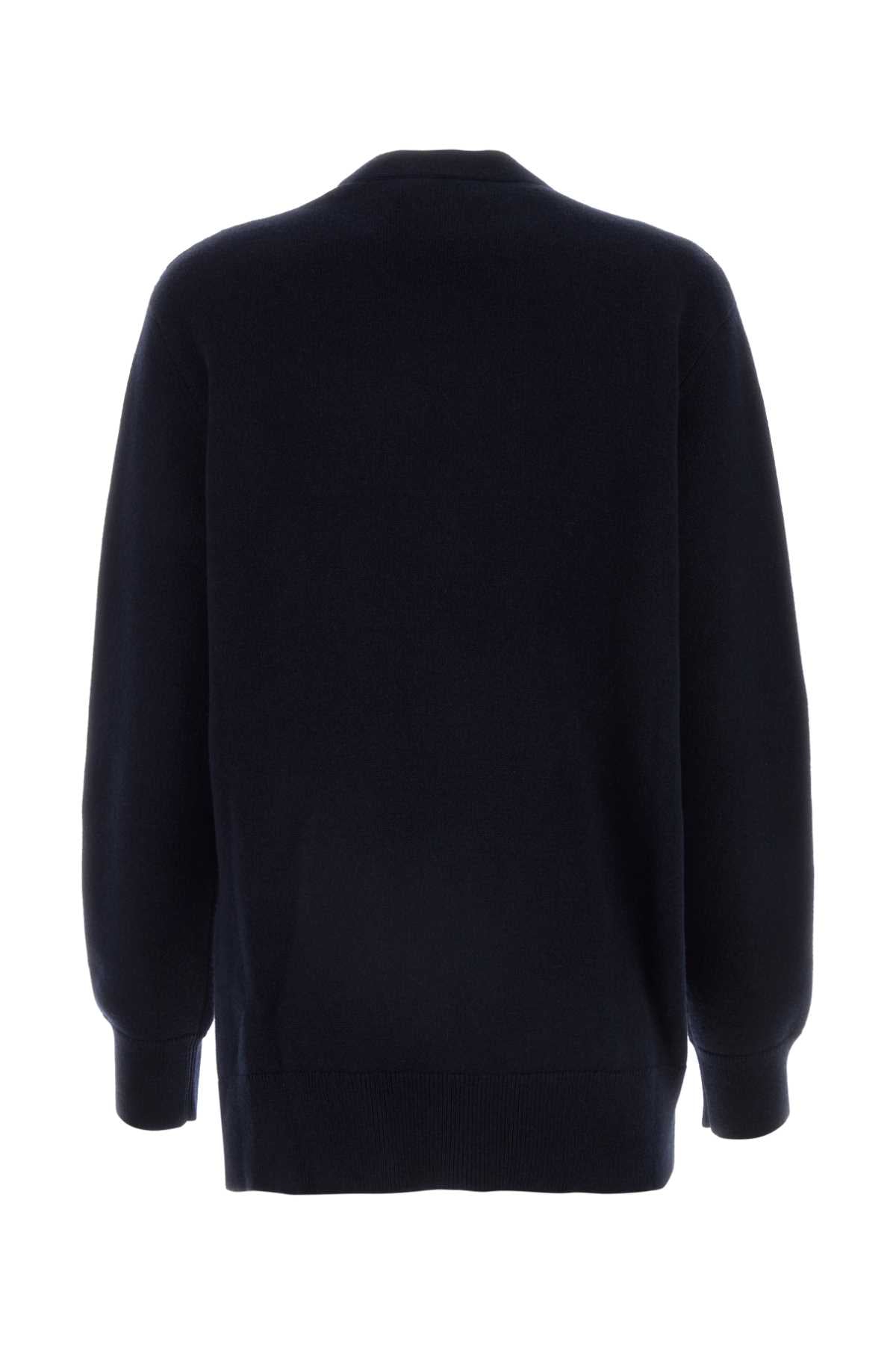 Loewe Women Midnight Blue Cashmere Cardigan DestGlow