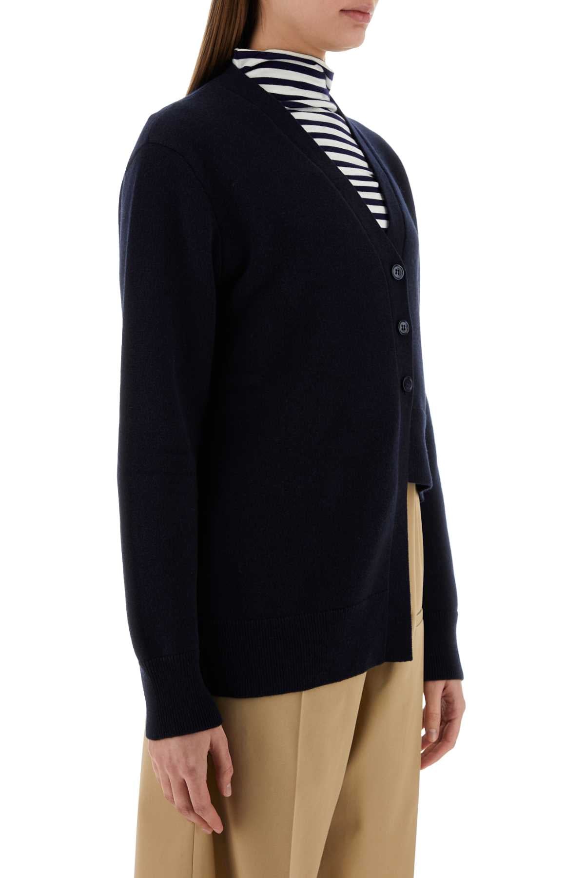 Loewe Women Midnight Blue Cashmere Cardigan DestGlow