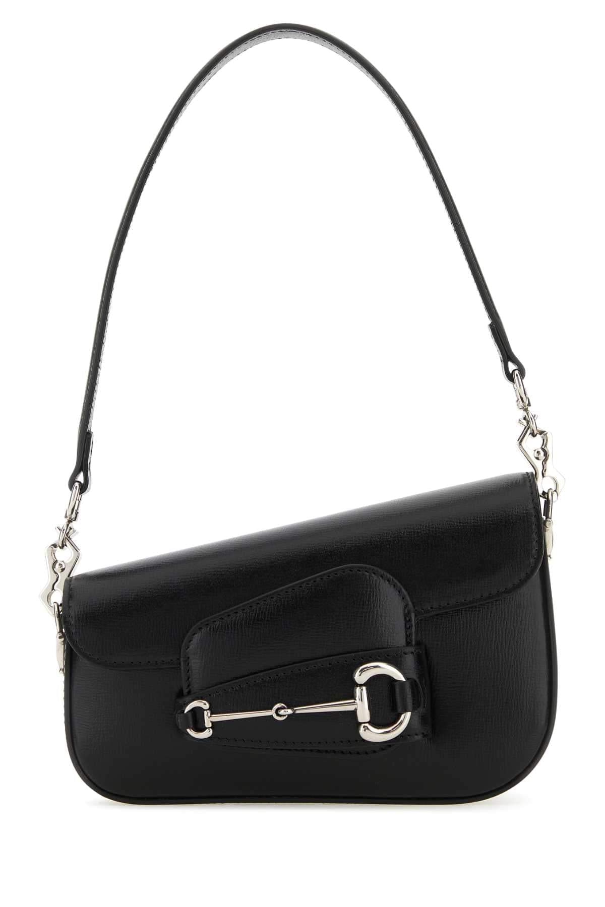 Gucci Women Black Leather Mini Gucci Horsebit 1955 Handbag DestGlow
