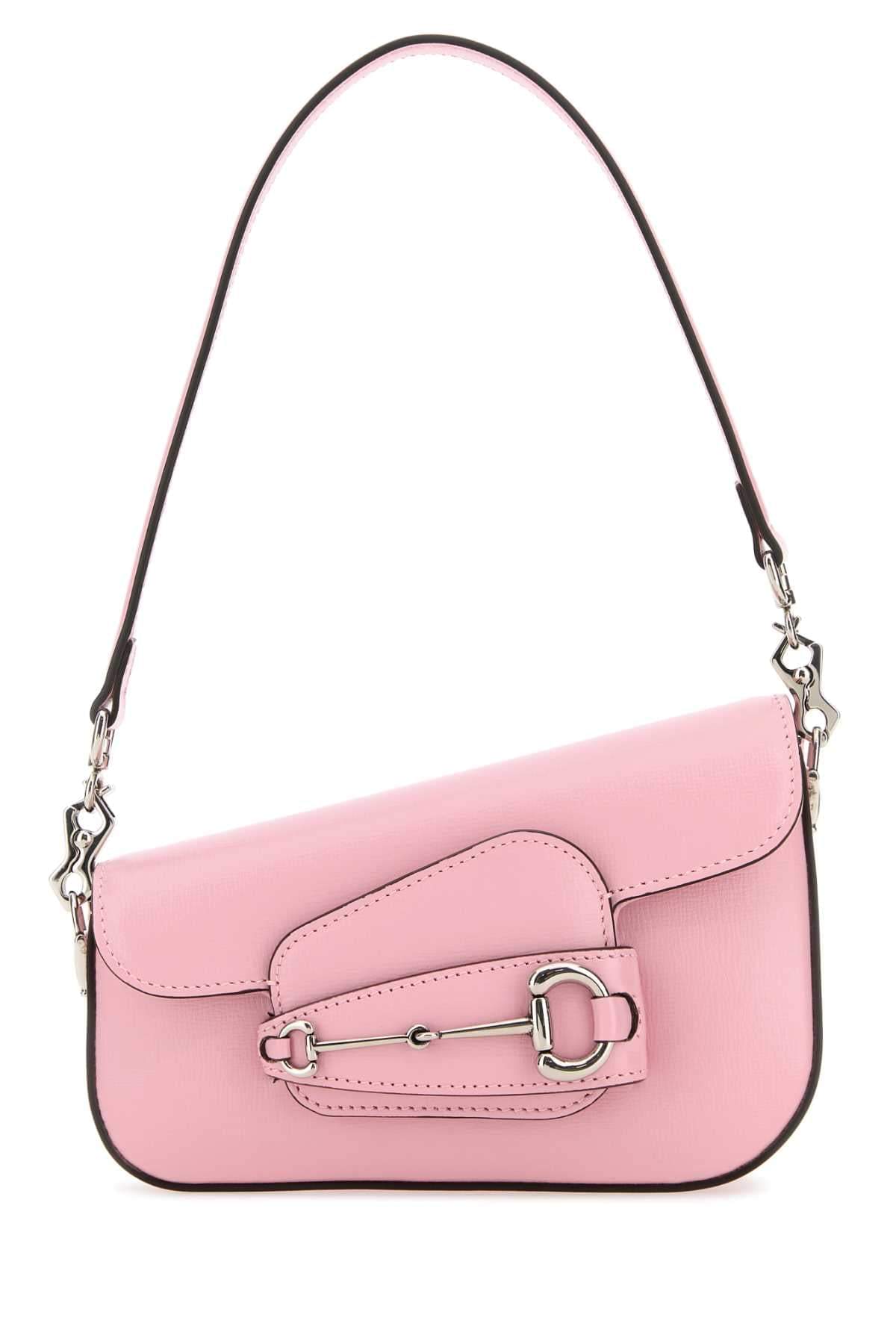 Gucci Women Pink Leather Mini Gucci Horsebit 1955 Handbag DestGlow