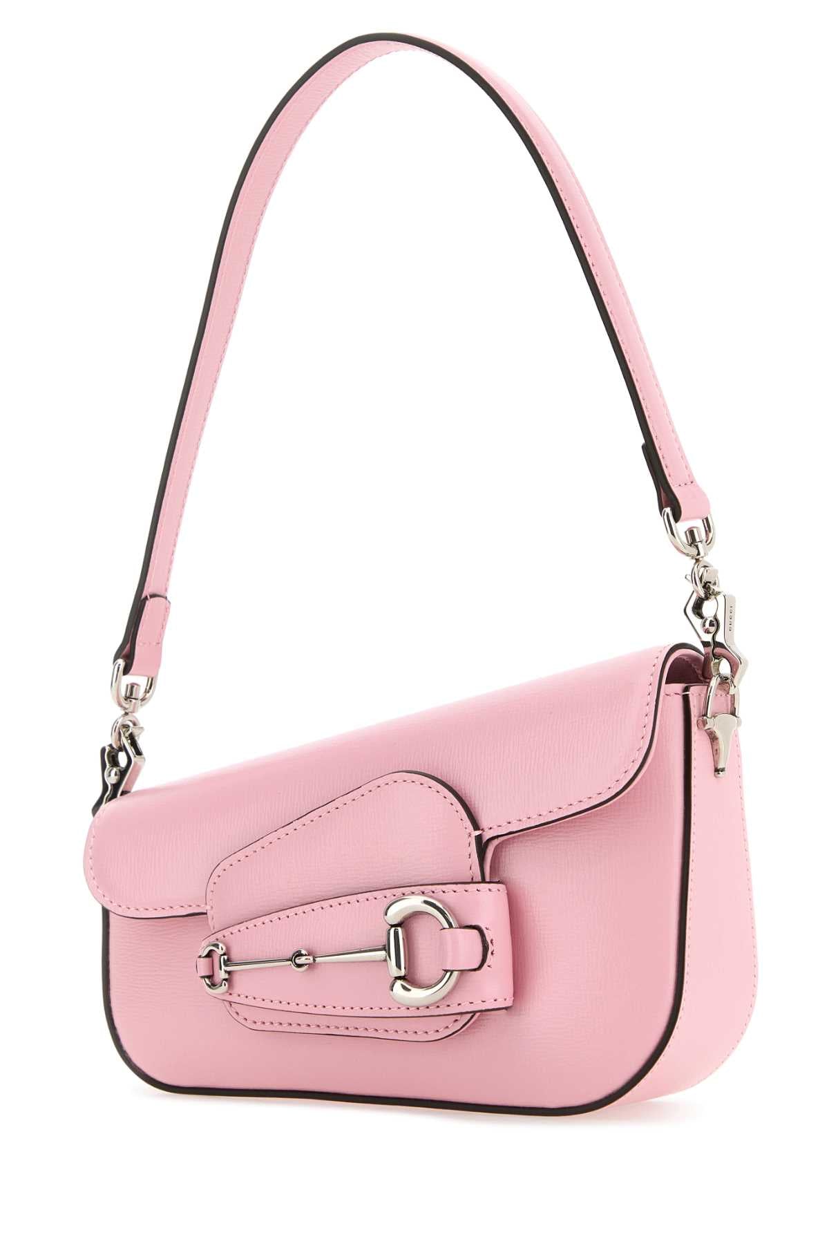 Gucci Women Pink Leather Mini Gucci Horsebit 1955 Handbag DestGlow