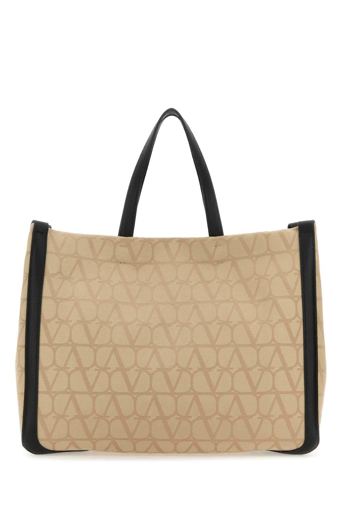Valentino Garavani Men Toile Iconographe Shopping Bag DestGlow
