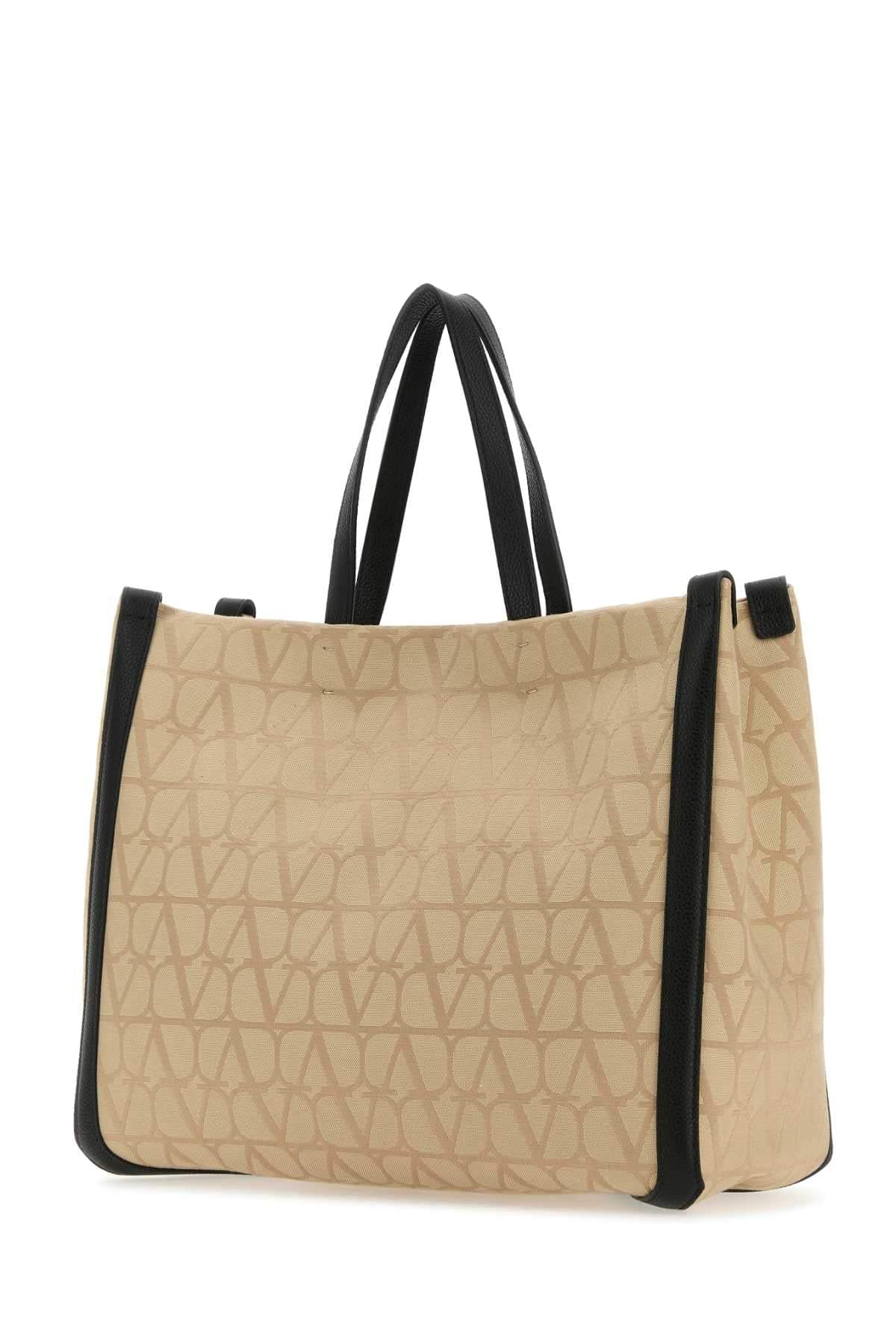 Valentino Garavani Men Toile Iconographe Shopping Bag DestGlow