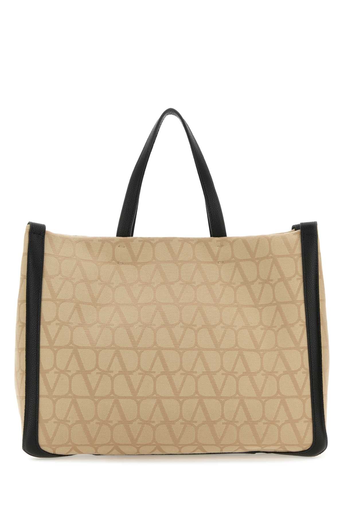 Valentino Garavani Men Toile Iconographe Shopping Bag DestGlow