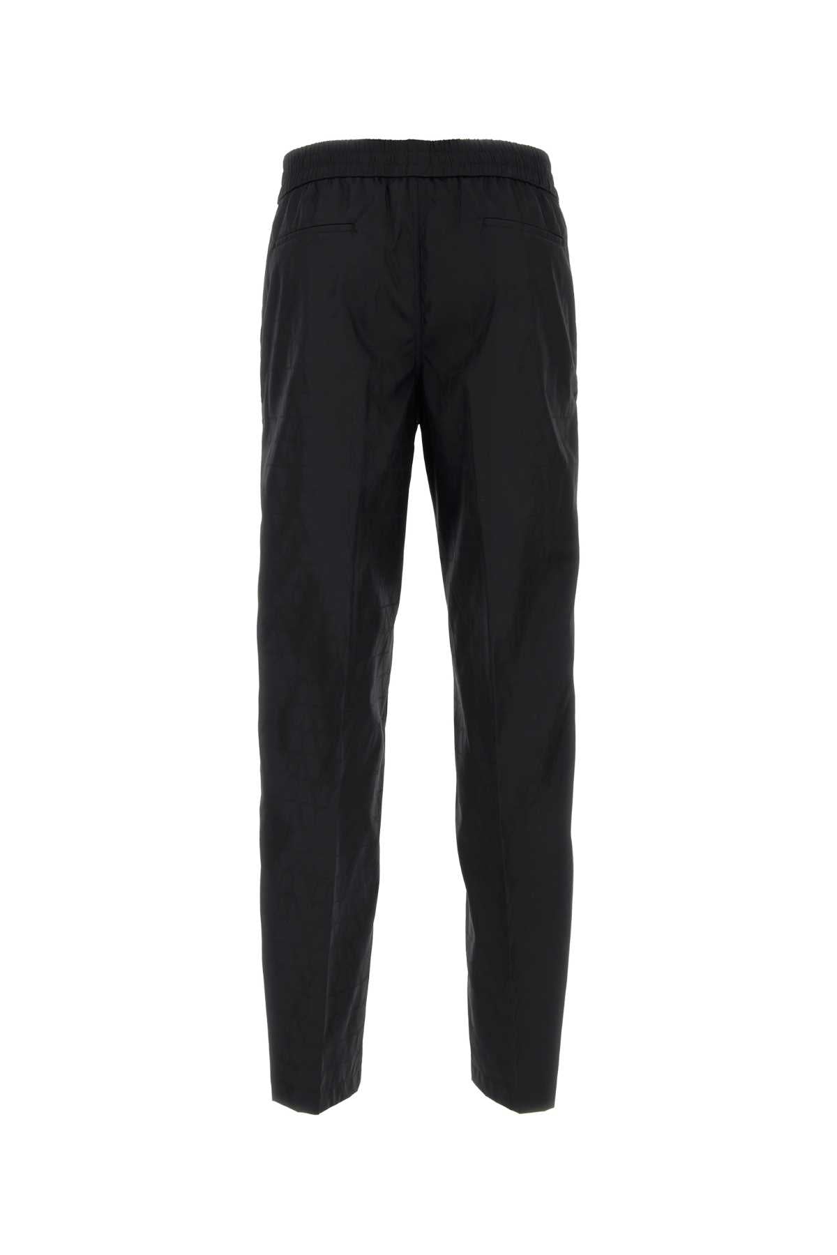Valentino Garavani Men Black Toile Iconographe Chino Pant DestGlow