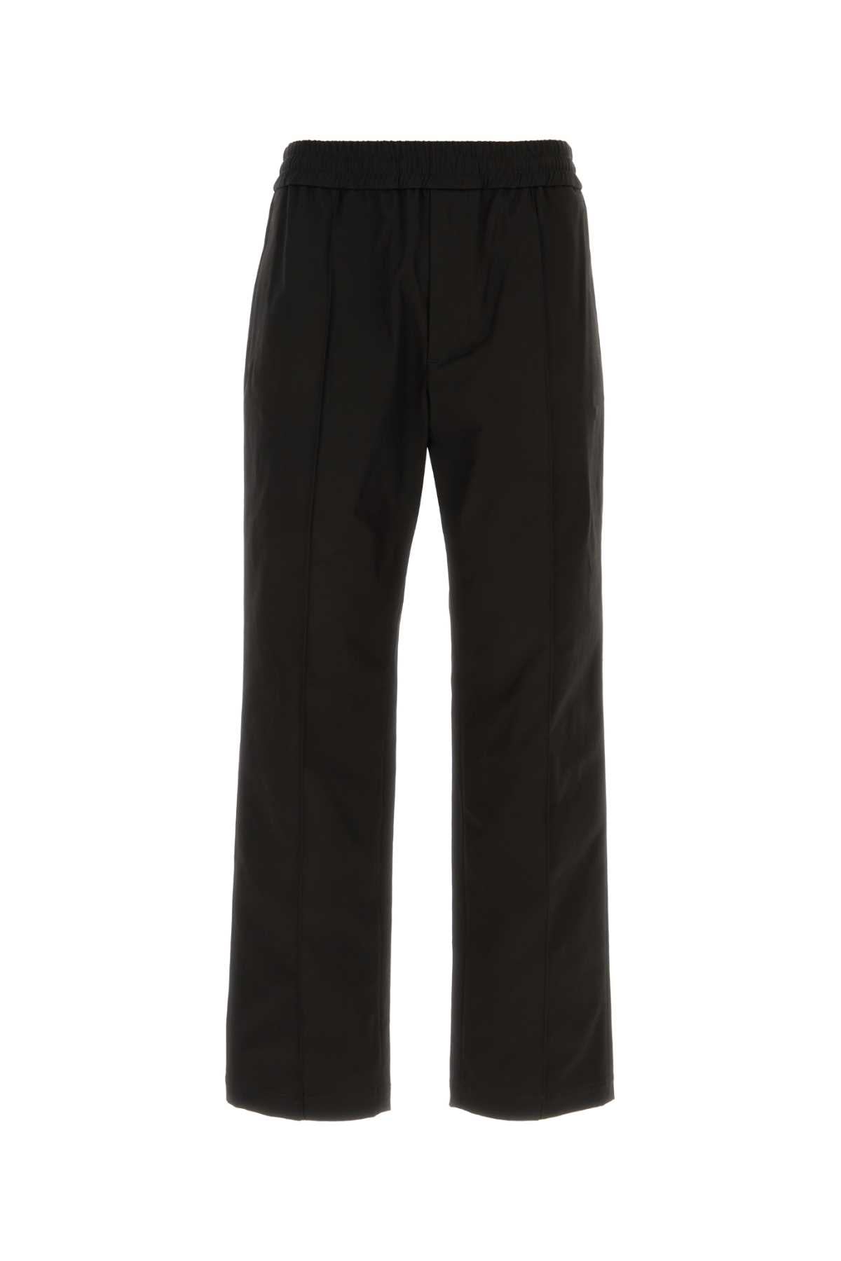 Valentino Garavani Men Black Stretch Cotton Pant DestGlow