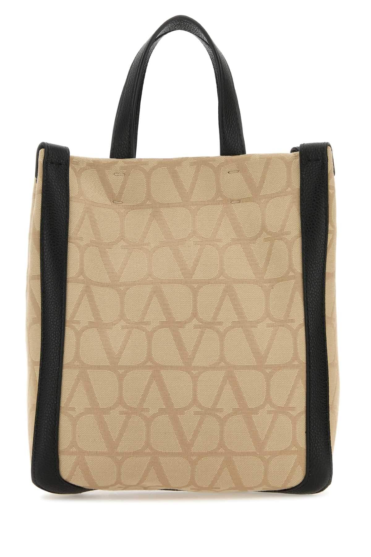 Valentino Garavani Men Beige Toile Iconographe Shopping Bag DestGlow