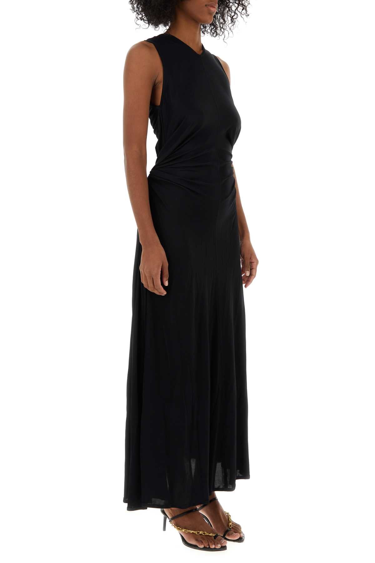 Bottega Veneta Women Black Jersey Long Dress DestGlow