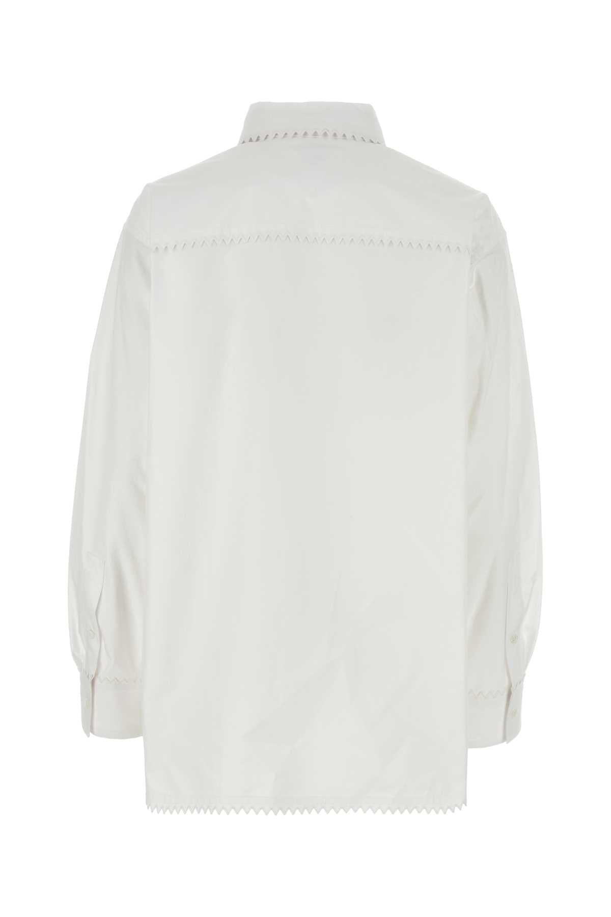 Bottega Veneta Women White Oxford Shirt DestGlow