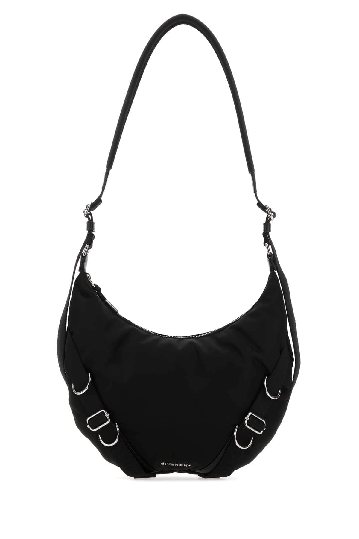 Givenchy Men Black Nylon Blend Voyou Crossbody Bag DestGlow