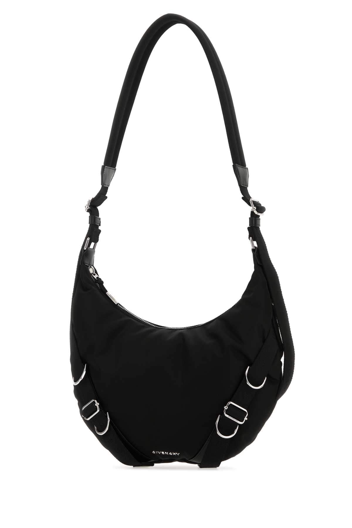 Givenchy Men Black Nylon Blend Voyou Crossbody Bag DestGlow