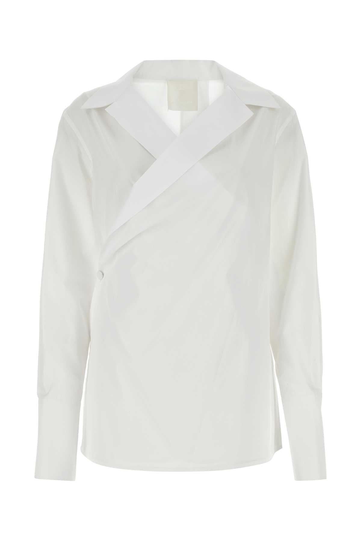 Givenchy Women White Poplin Shirt DestGlow