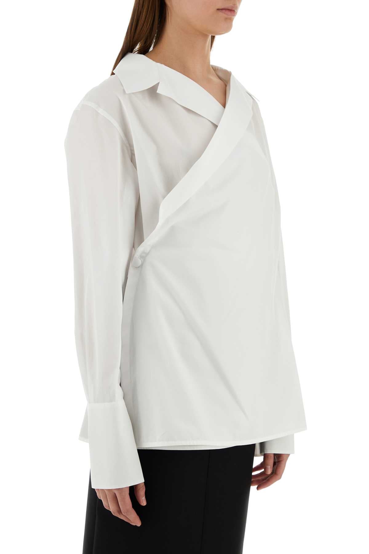 Givenchy Women White Poplin Shirt DestGlow