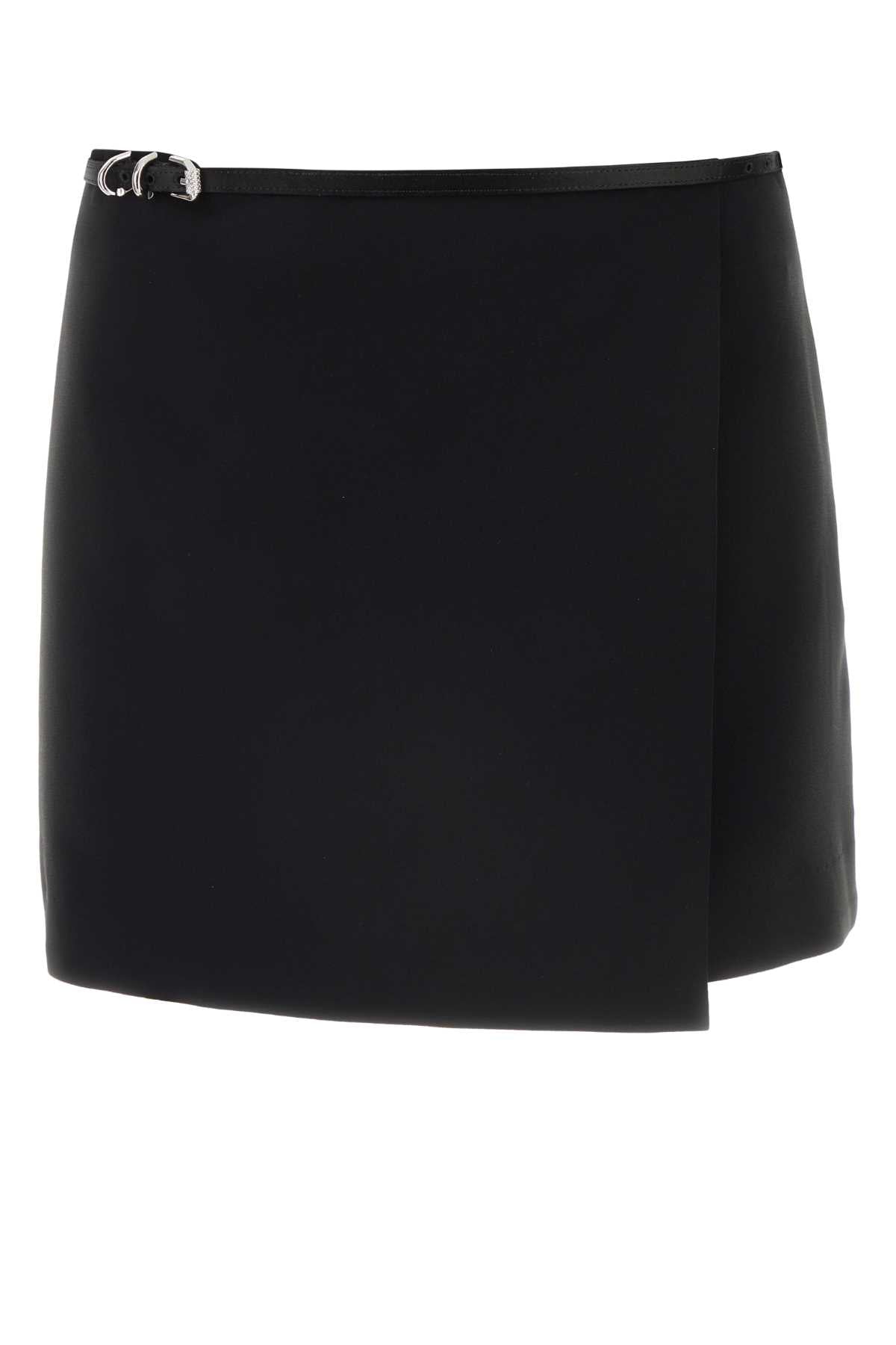 Givenchy Women Black Duchesse Mini Skirt DestGlow