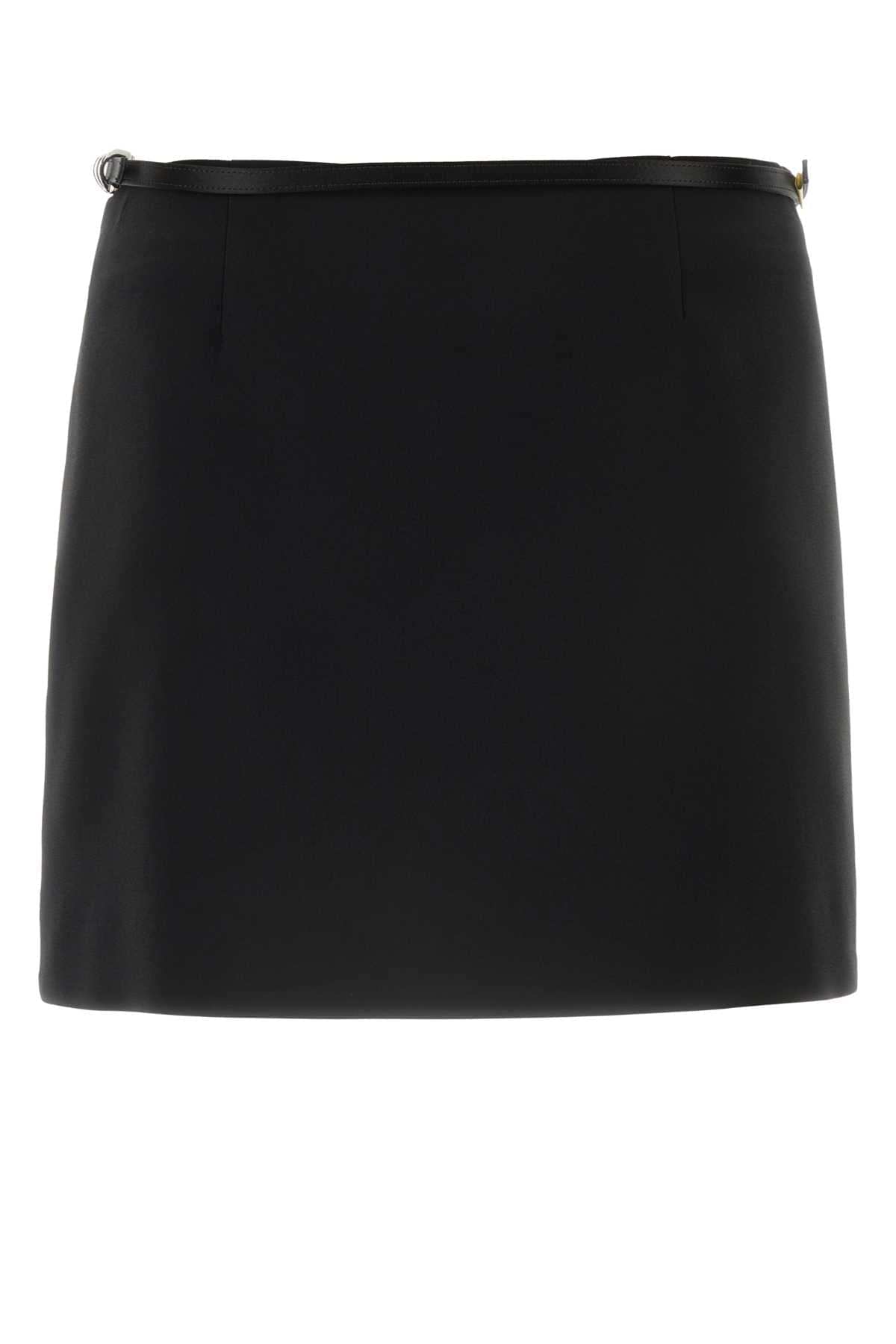 Givenchy Women Black Duchesse Mini Skirt DestGlow