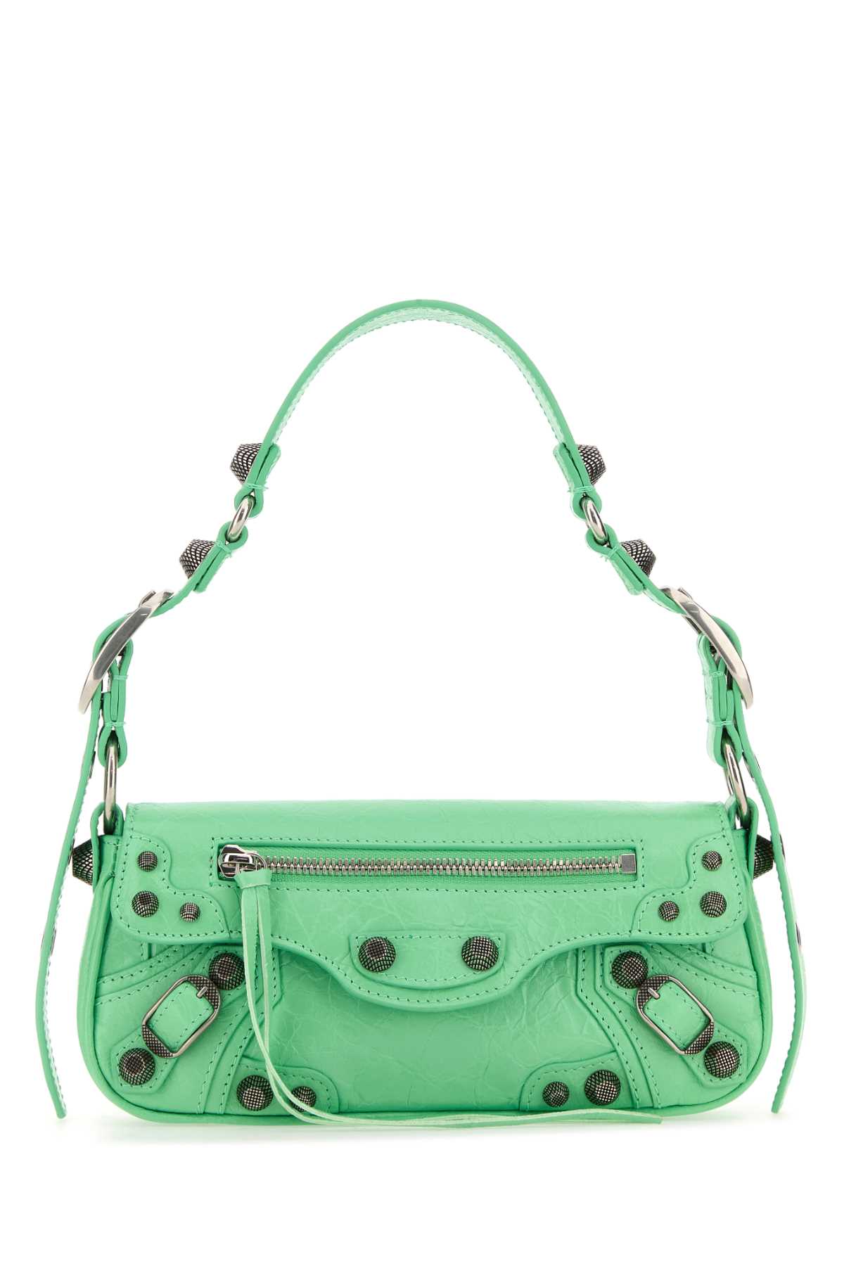 Balenciaga Women Light Green Leather Le Cagole Sling Xs Shoulder Bag DestGlow