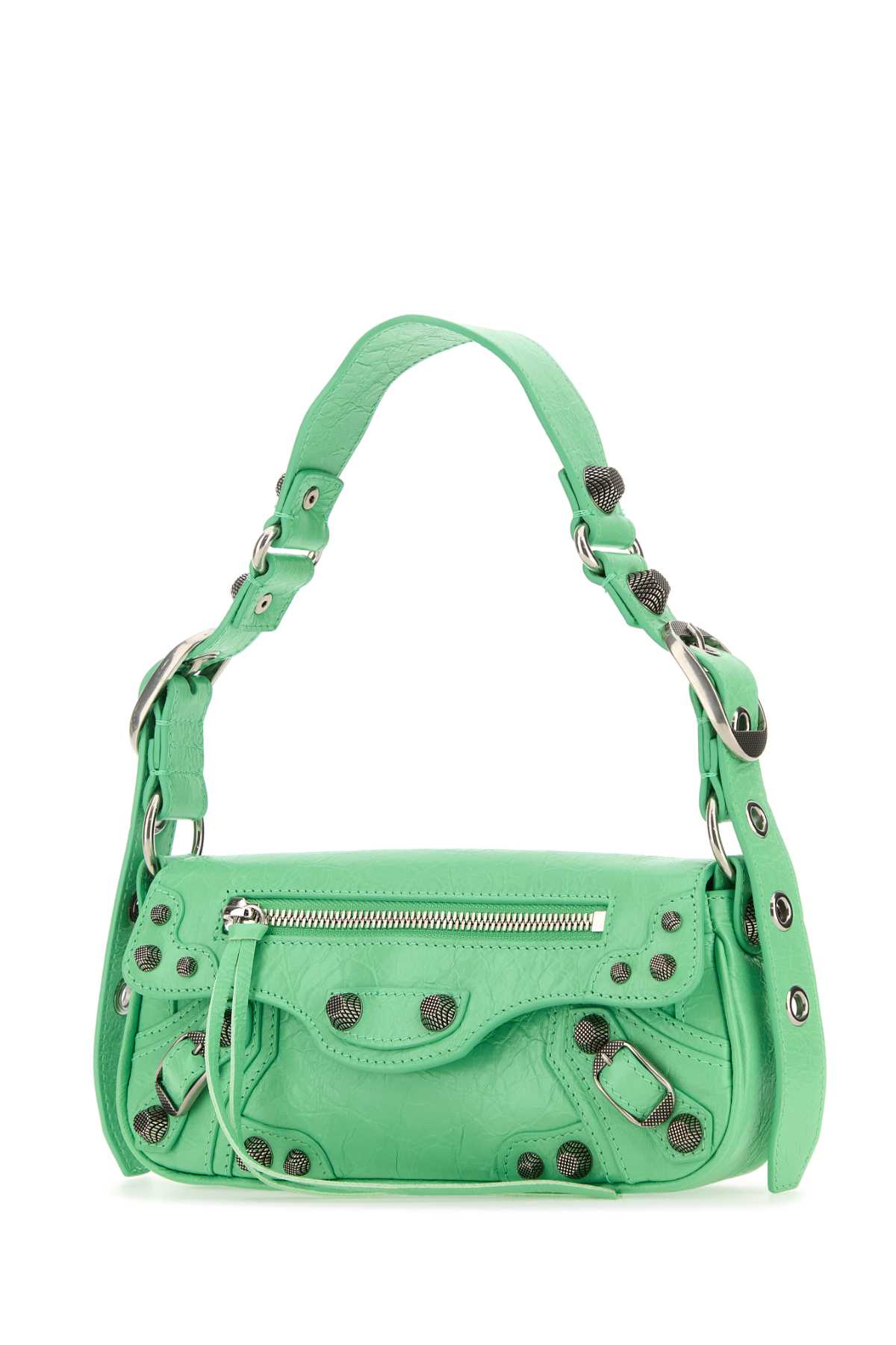 Balenciaga Women Light Green Leather Le Cagole Sling Xs Shoulder Bag DestGlow