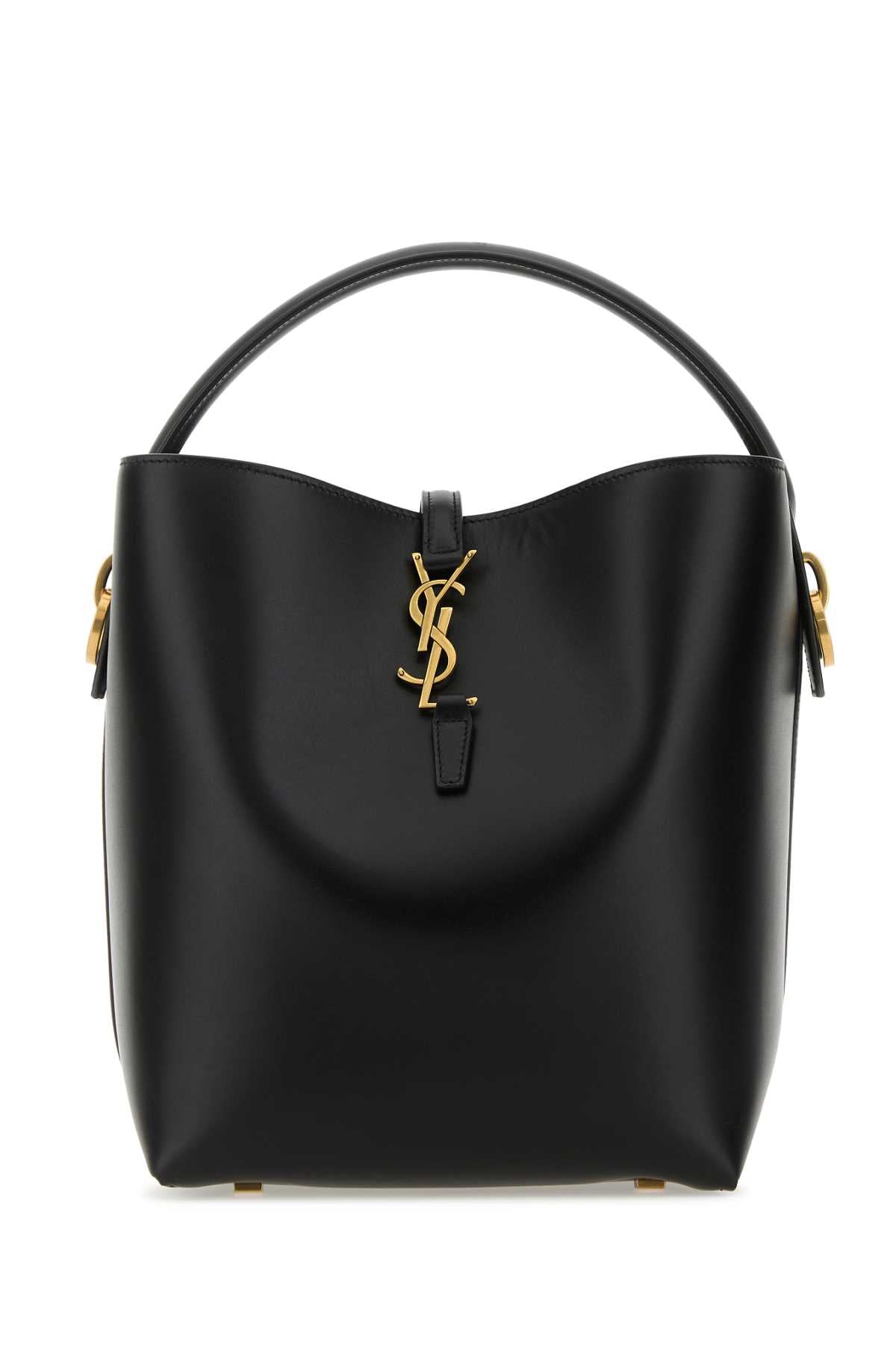 Saint Laurent Women Black Leather Le 37 Bucket Bag DestGlow