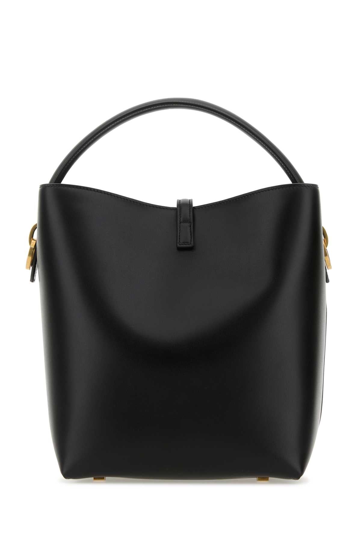 Saint Laurent Women Black Leather Le 37 Bucket Bag DestGlow