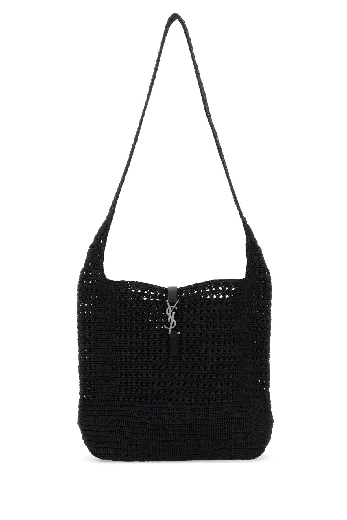 Saint Laurent Men Black Raffia Medium Le 5 Ã 7 Shoulder Bag DestGlow