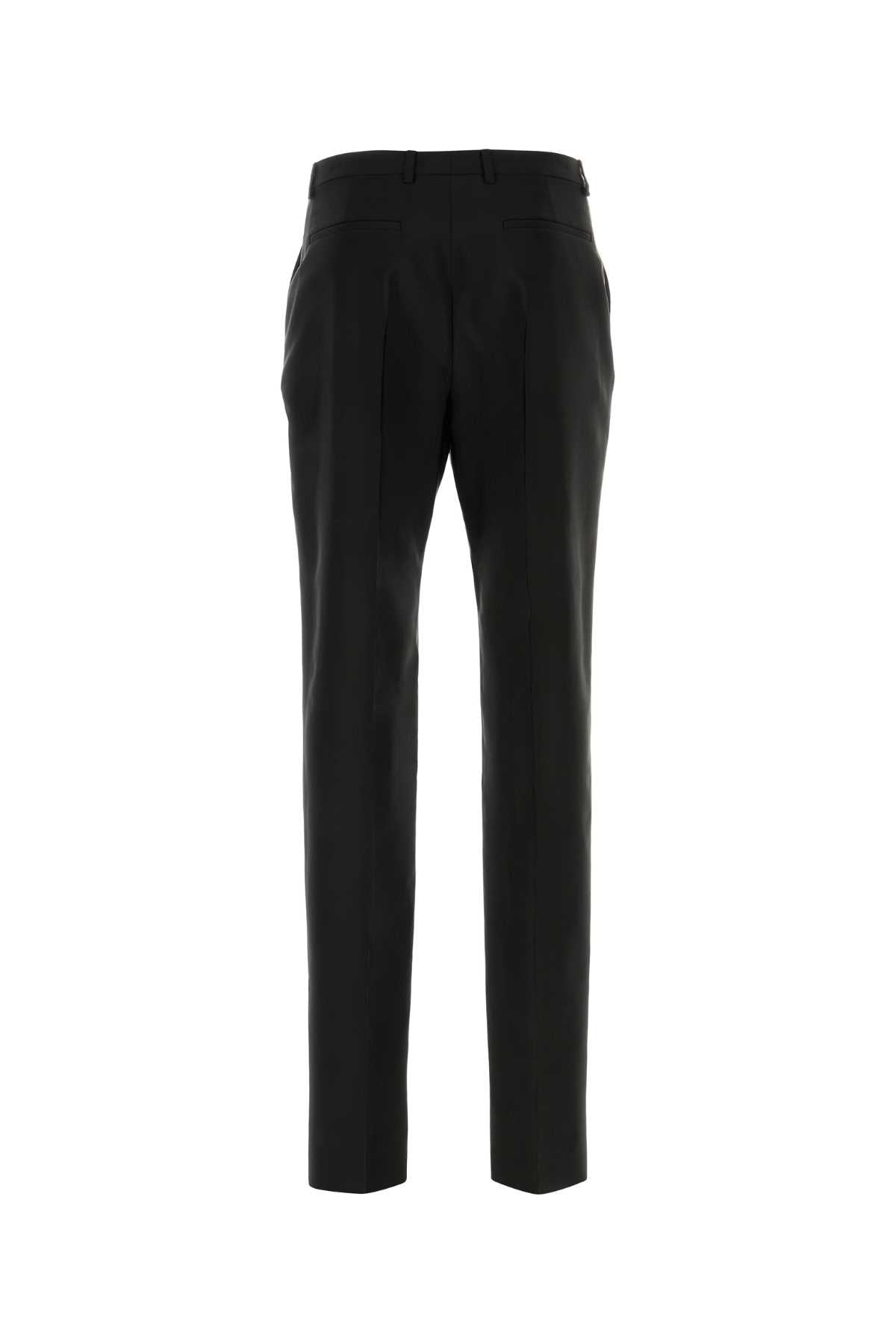 Saint Laurent Men Black Faille Pant DestGlow
