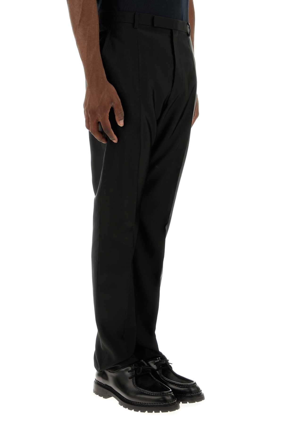 Saint Laurent Men Black Faille Pant DestGlow