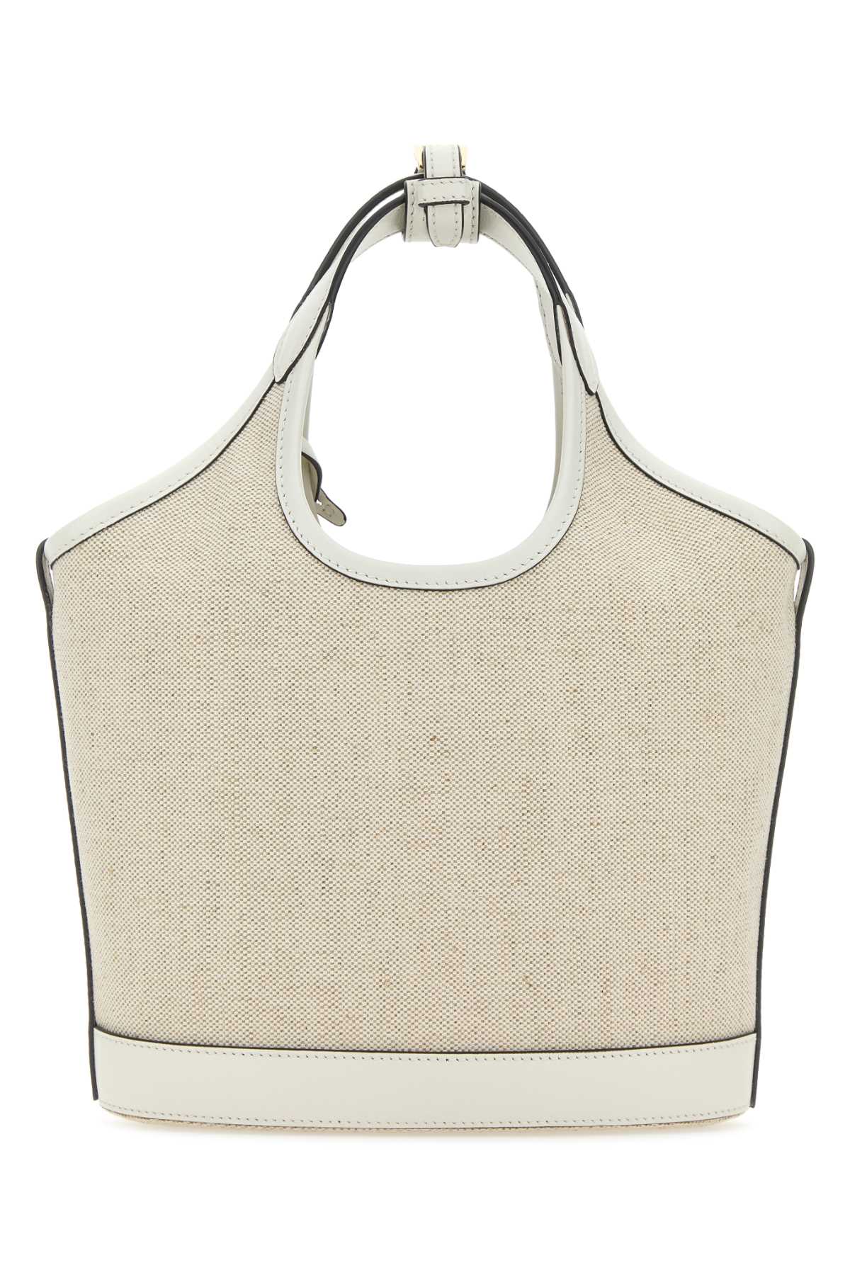 Prada Women Sand Canvas Handbag DestGlow
