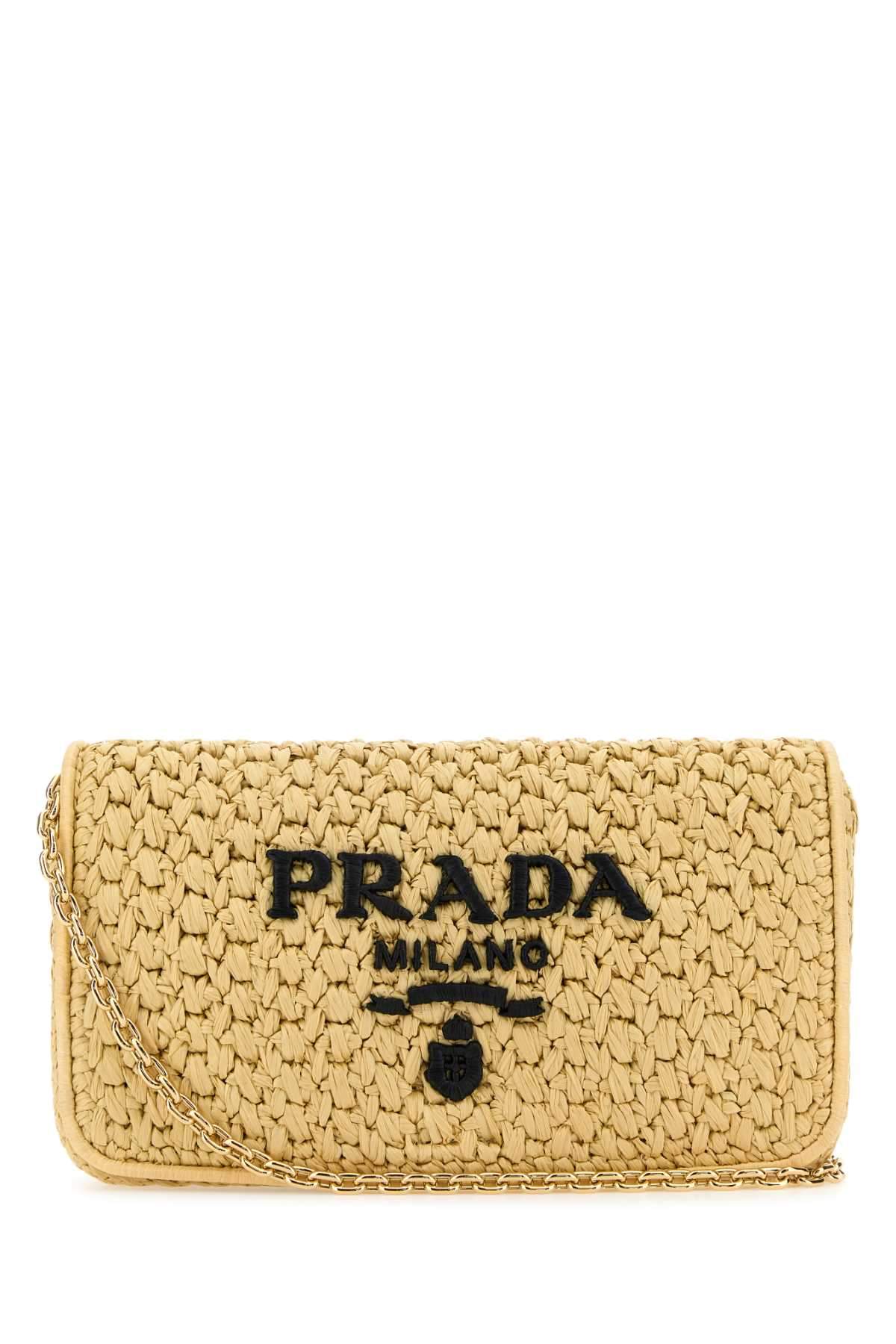 Prada Women Raffia Crossbody Bag DestGlow
