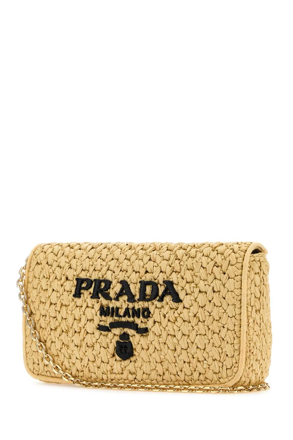 Prada Women Raffia Crossbody Bag DestGlow