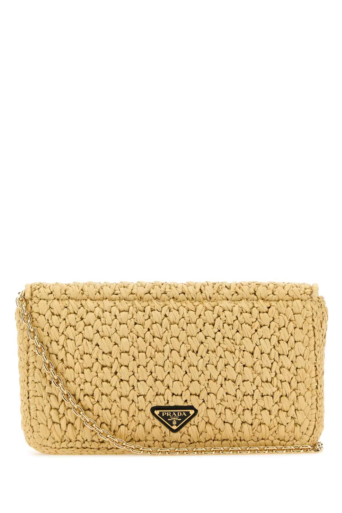 Prada Women Raffia Crossbody Bag DestGlow