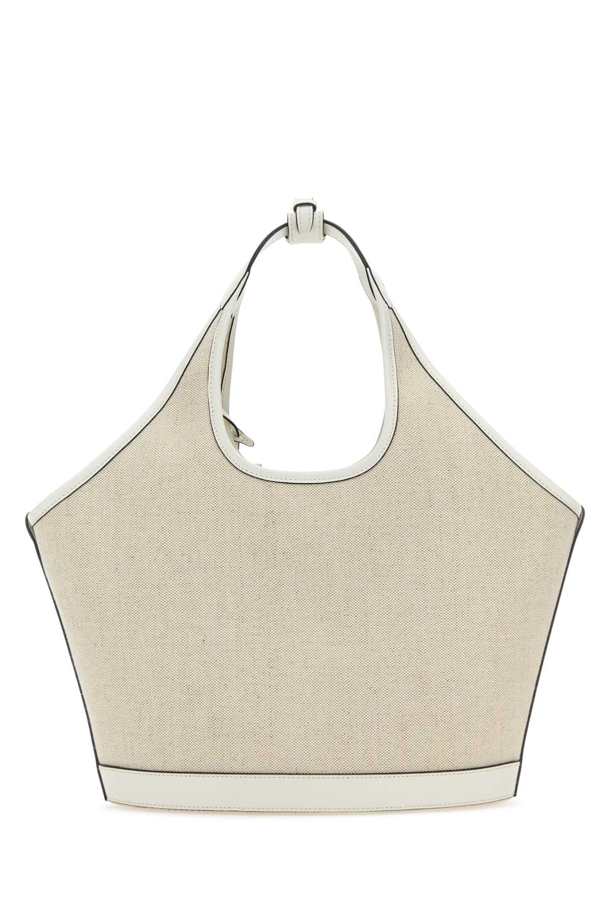 Prada Women Sand Canvas Handbag DestGlow