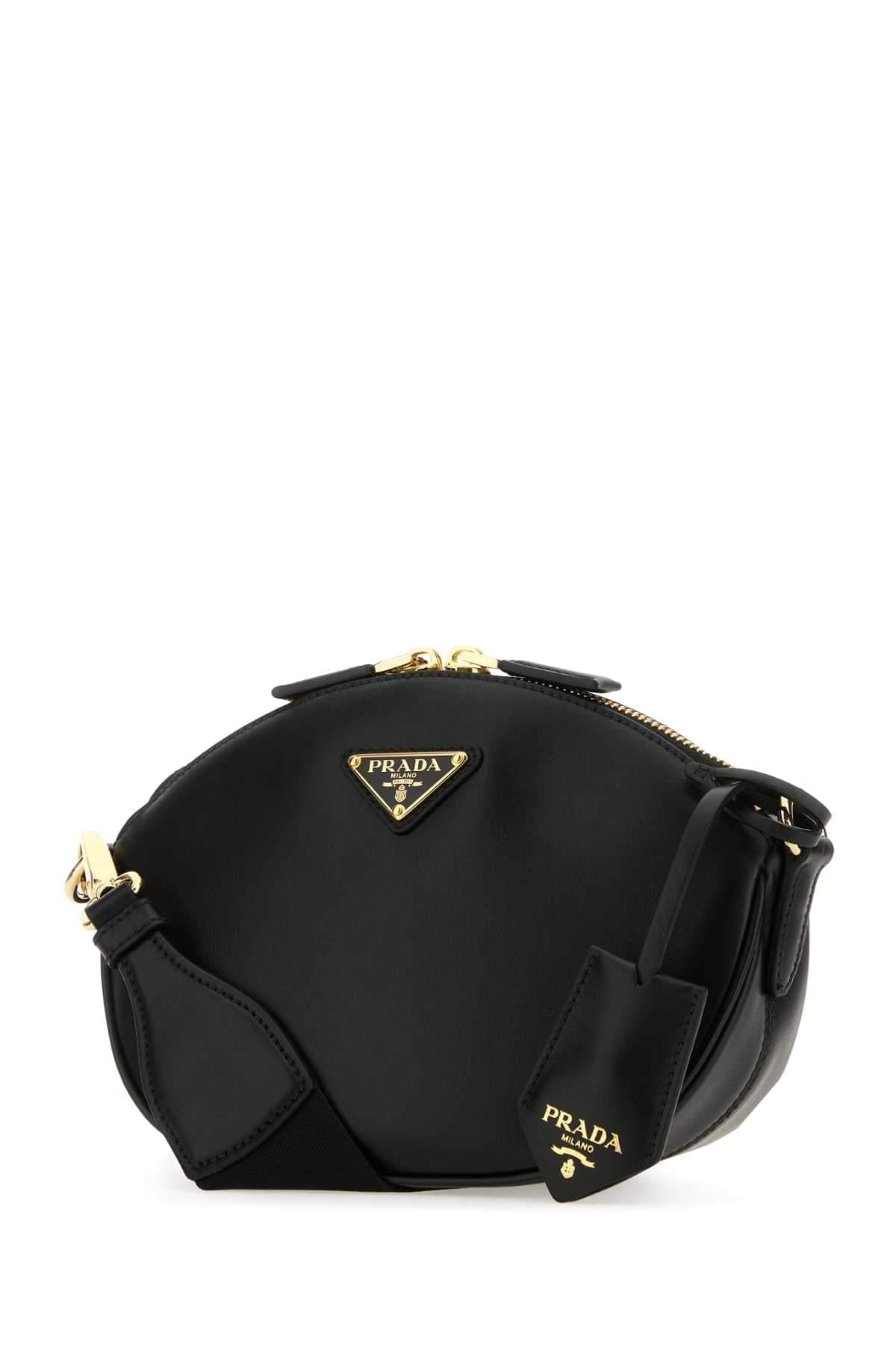 Prada Women Black Leather Crossbody Bag DestGlow