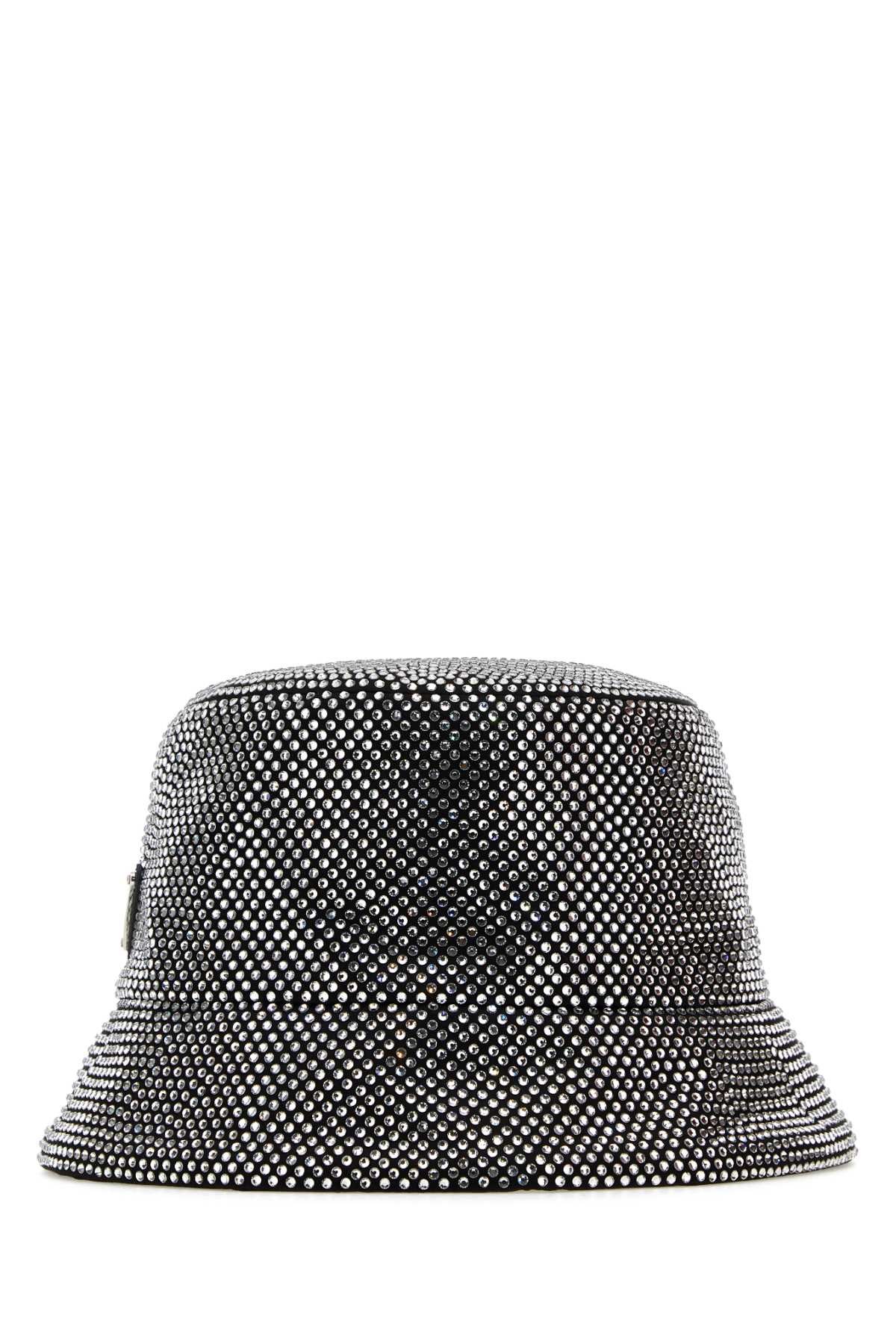 Prada Women Embellished Fabric Bucket Hat DestGlow