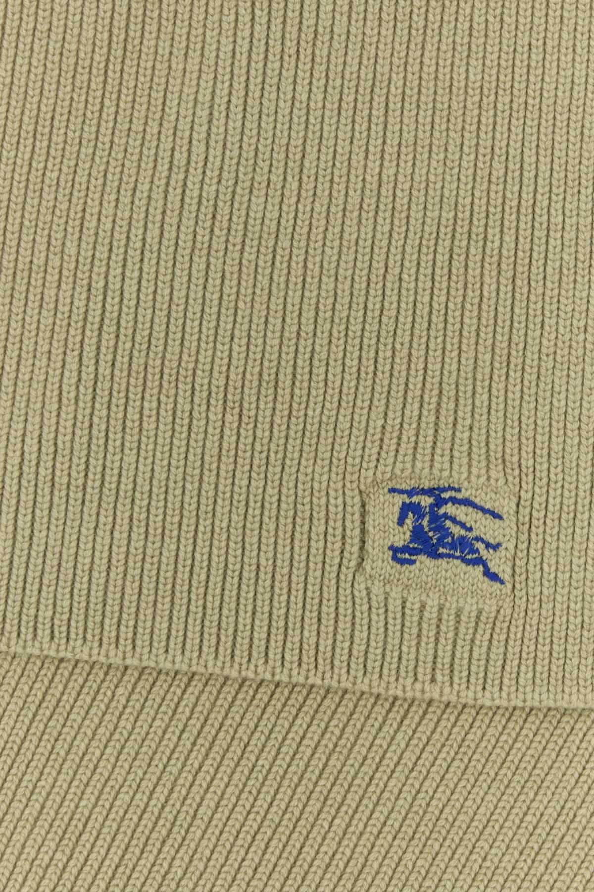 Burberry Unisex Khaki Cashmere Scarf DestGlow