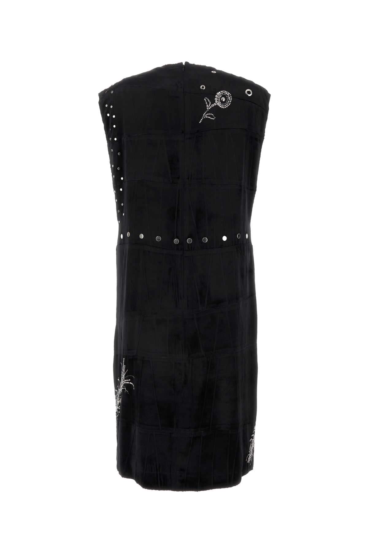 Prada Women Black Velvet Dress DestGlow