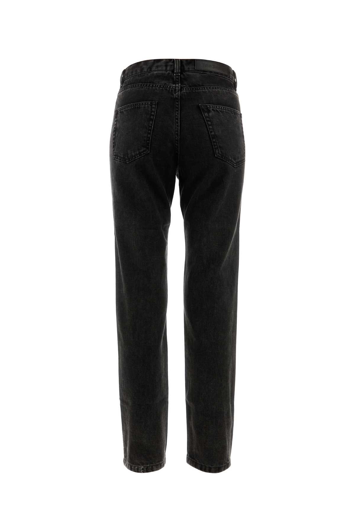 Palm Angels Women Black Denim Jeans DestGlow