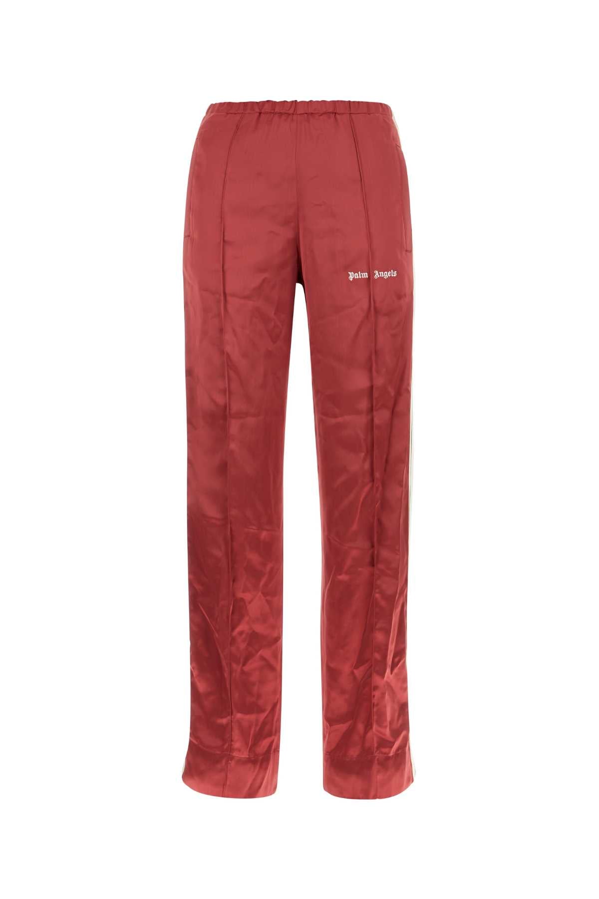 Palm Angels Women Tyrian Purple Viscose Pant DestGlow