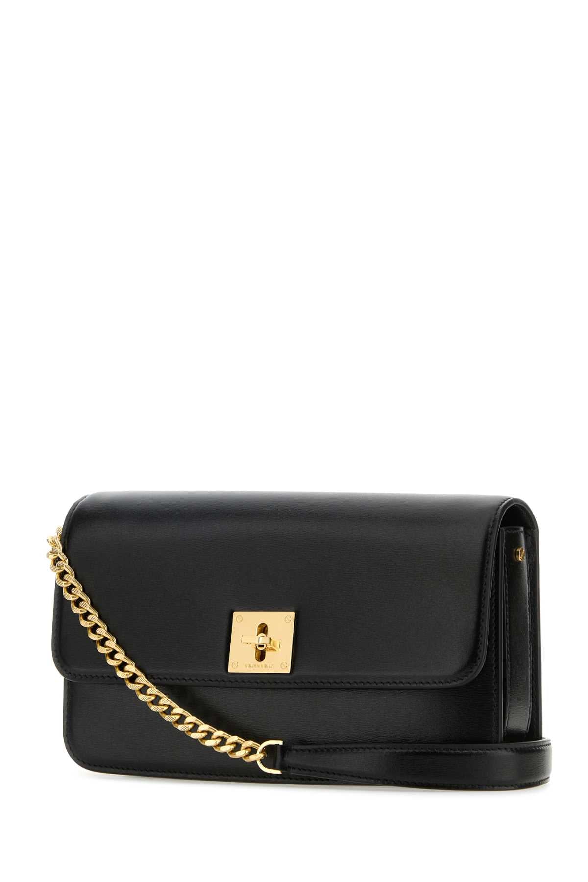 Golden Goose Deluxe Brand Women Black Leather Gioia Clutch by Luosophy