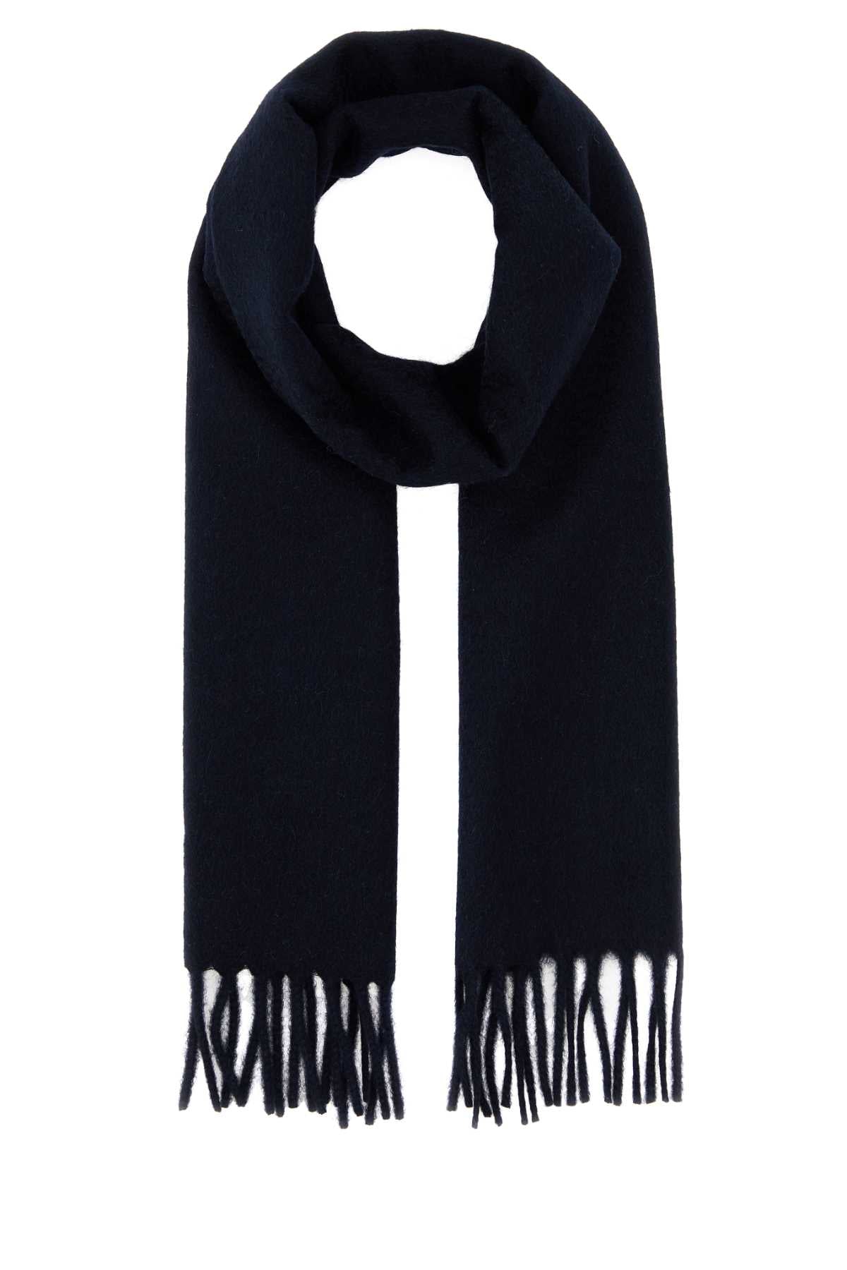Prada Women Midnight Blue Cashmere Scarf DestGlow