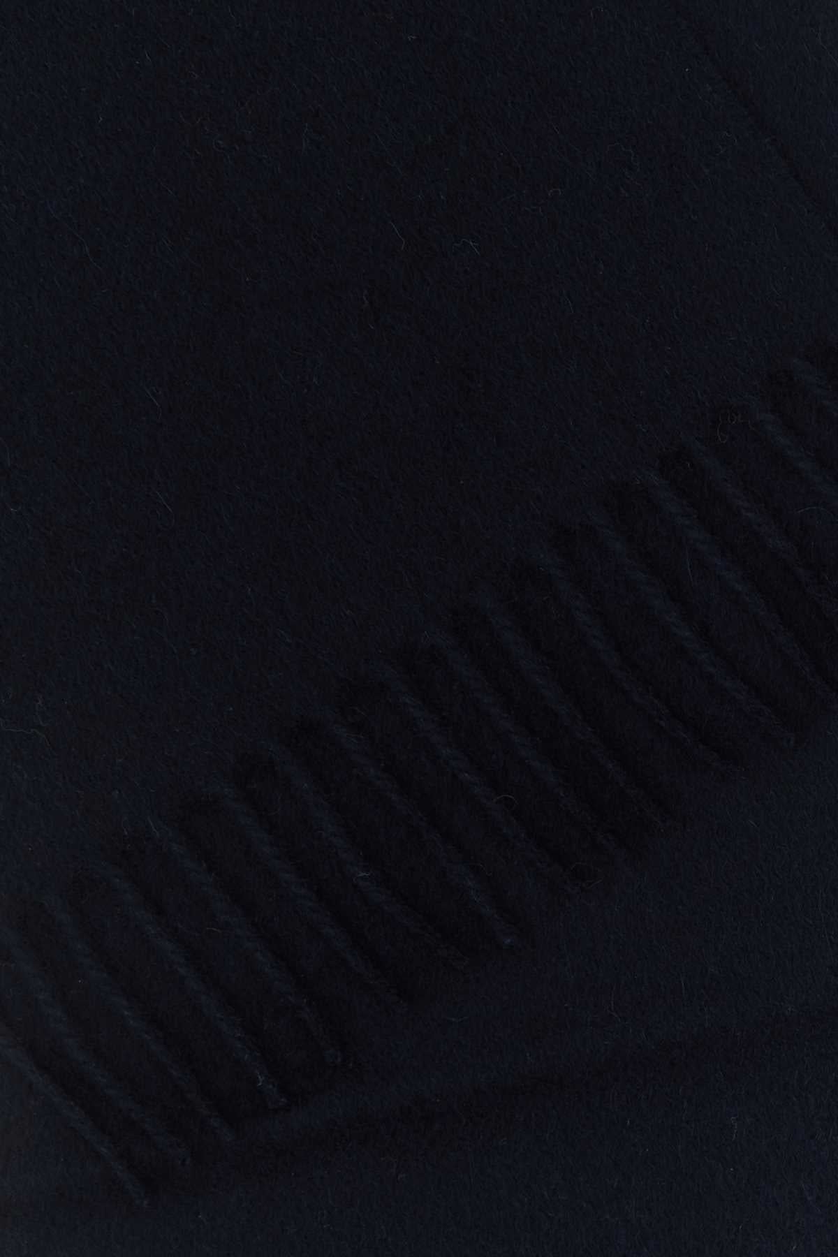 Prada Women Midnight Blue Cashmere Scarf DestGlow