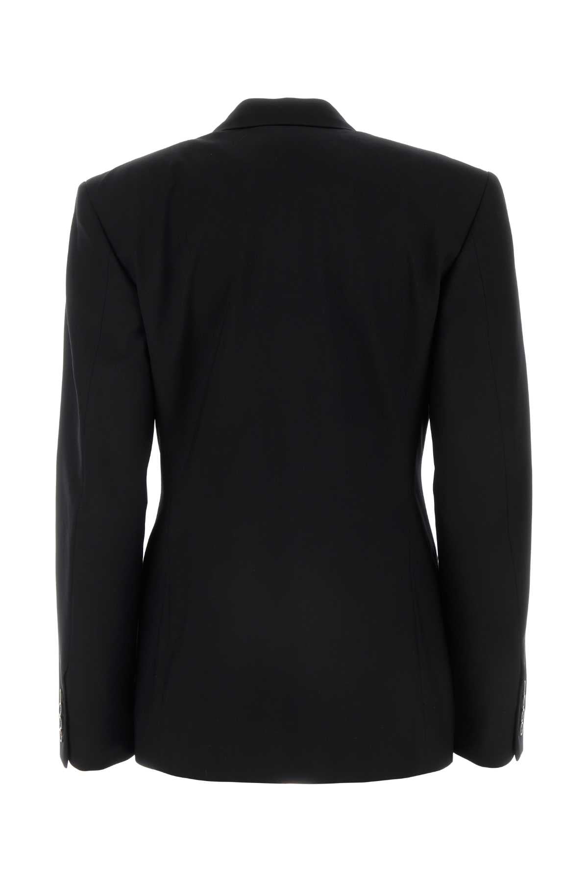 Balenciaga Women Black Wool Blazer DestGlow