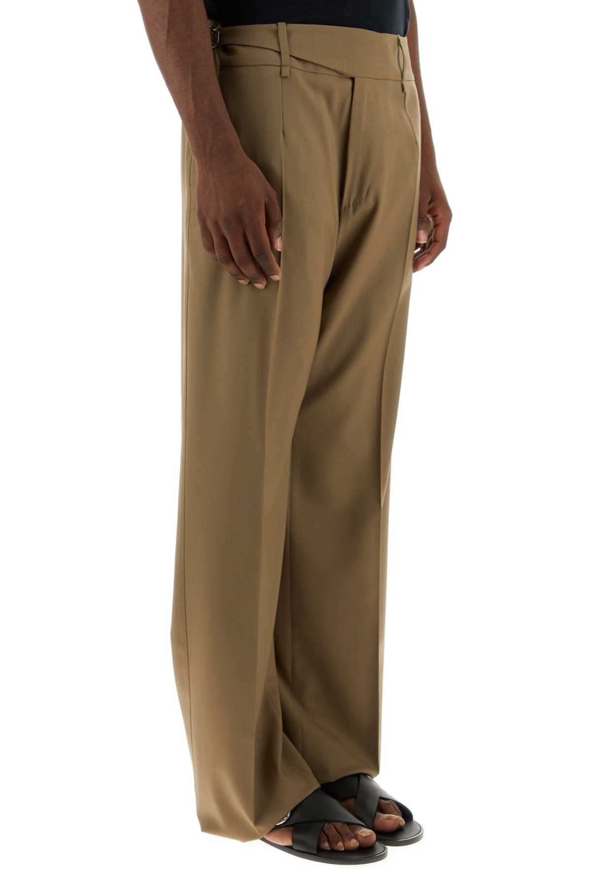 Dolce & Gabbana Men Biscuit Stretch Wool Pant by Luosophy