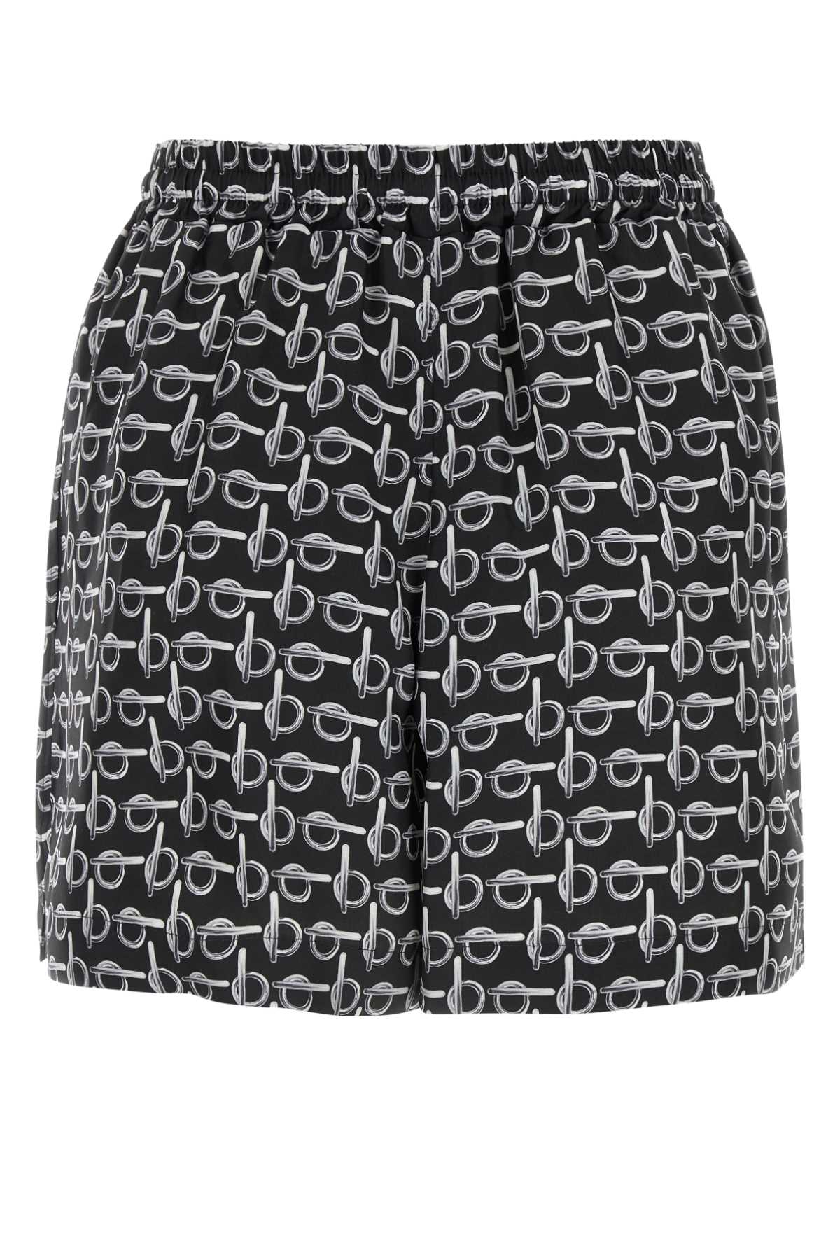 Burberry Women Printed Silk Shorts DestGlow