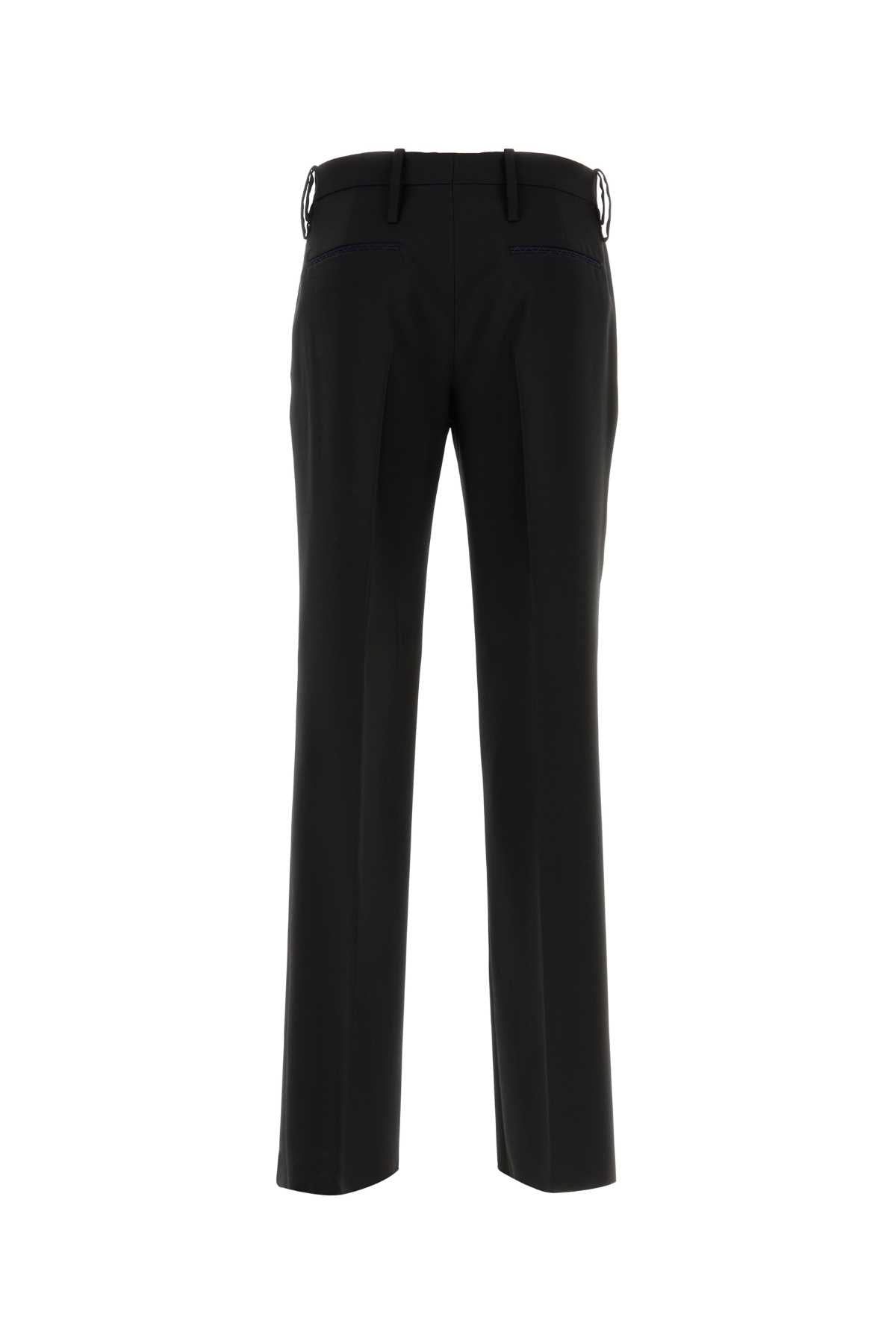 Burberry Men Black Wool Pant DestGlow