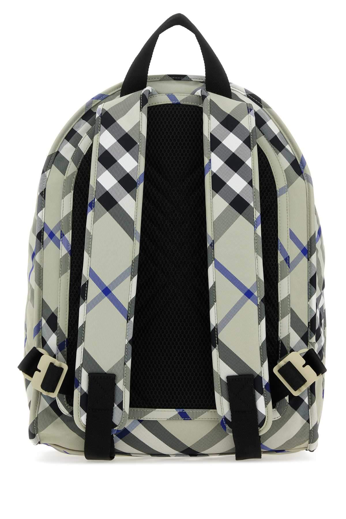 Burberry Men Printed Nylon Shield Backpack DestGlow